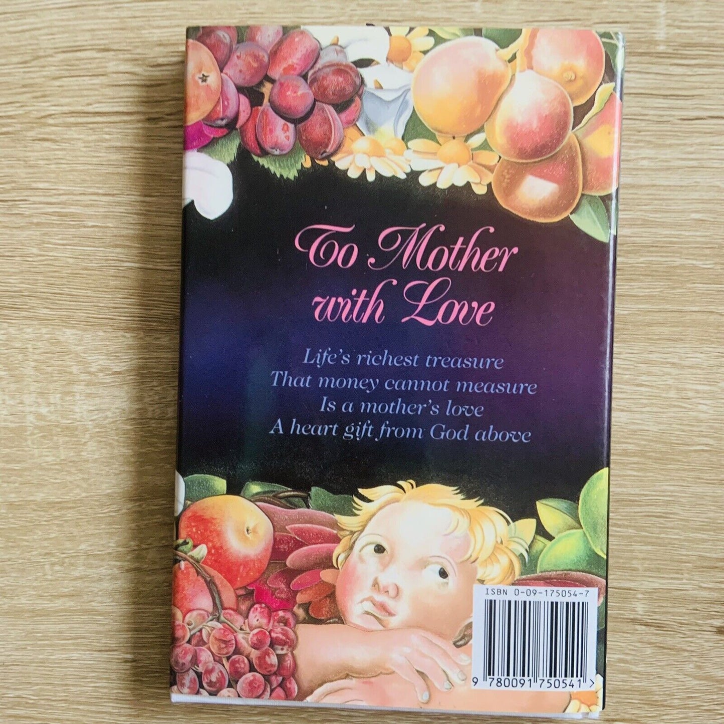 HC Book TO MOTHER WITH LOVE by Helen Steiner Rice DJ 1992 Inscribed Like New