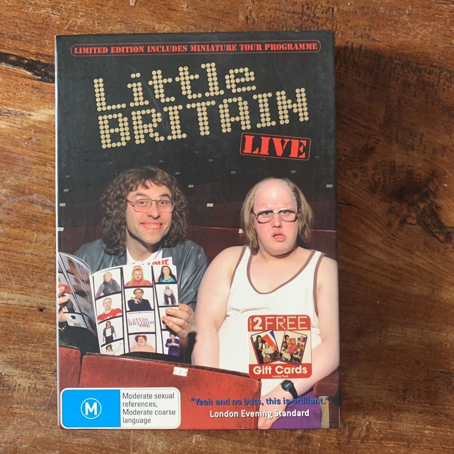 DVD LITTLE BRITAIN Live Boxed Limited Edition + Tour Program R4 Lucas Walliams