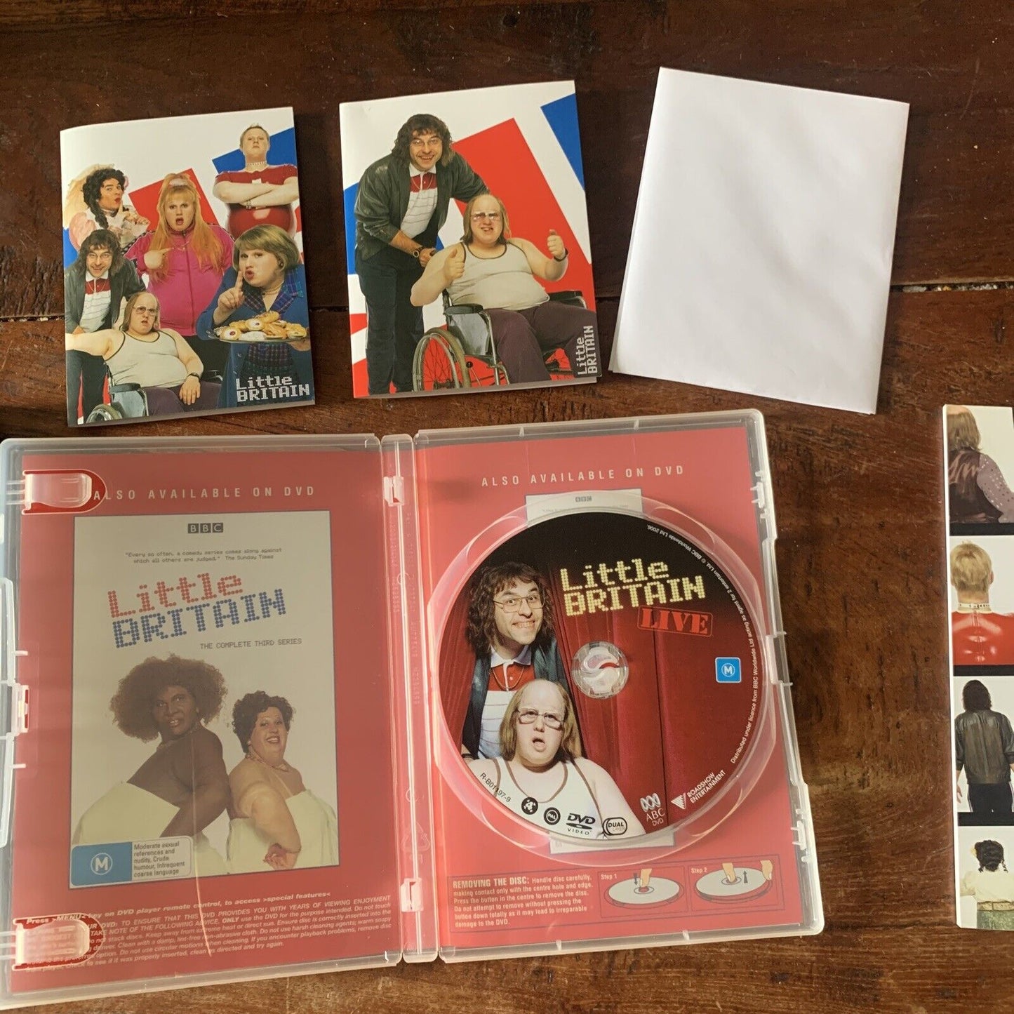 DVD LITTLE BRITAIN Live Boxed Limited Edition + Tour Program R4 Lucas Walliams