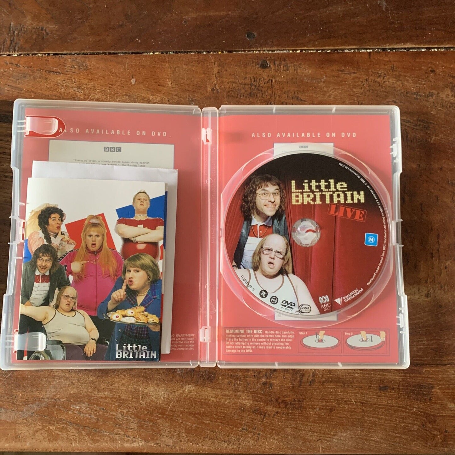 DVD LITTLE BRITAIN Live Boxed Limited Edition + Tour Program R4 Lucas Walliams