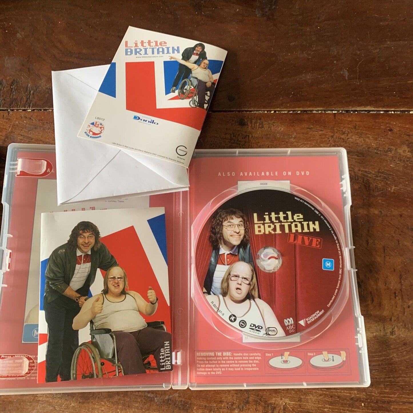 DVD LITTLE BRITAIN Live Boxed Limited Edition + Tour Program R4 Lucas Walliams