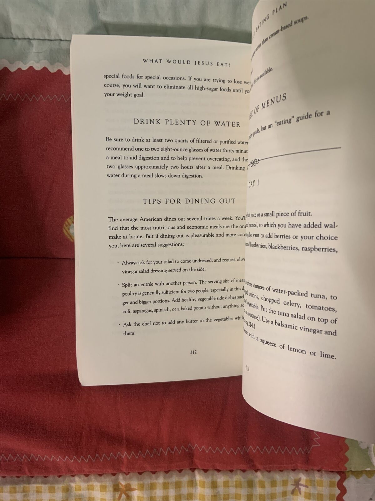 PB Book WHAT WOULD JESUS EAT? The Ultimate Program Eating Well Don Colbert