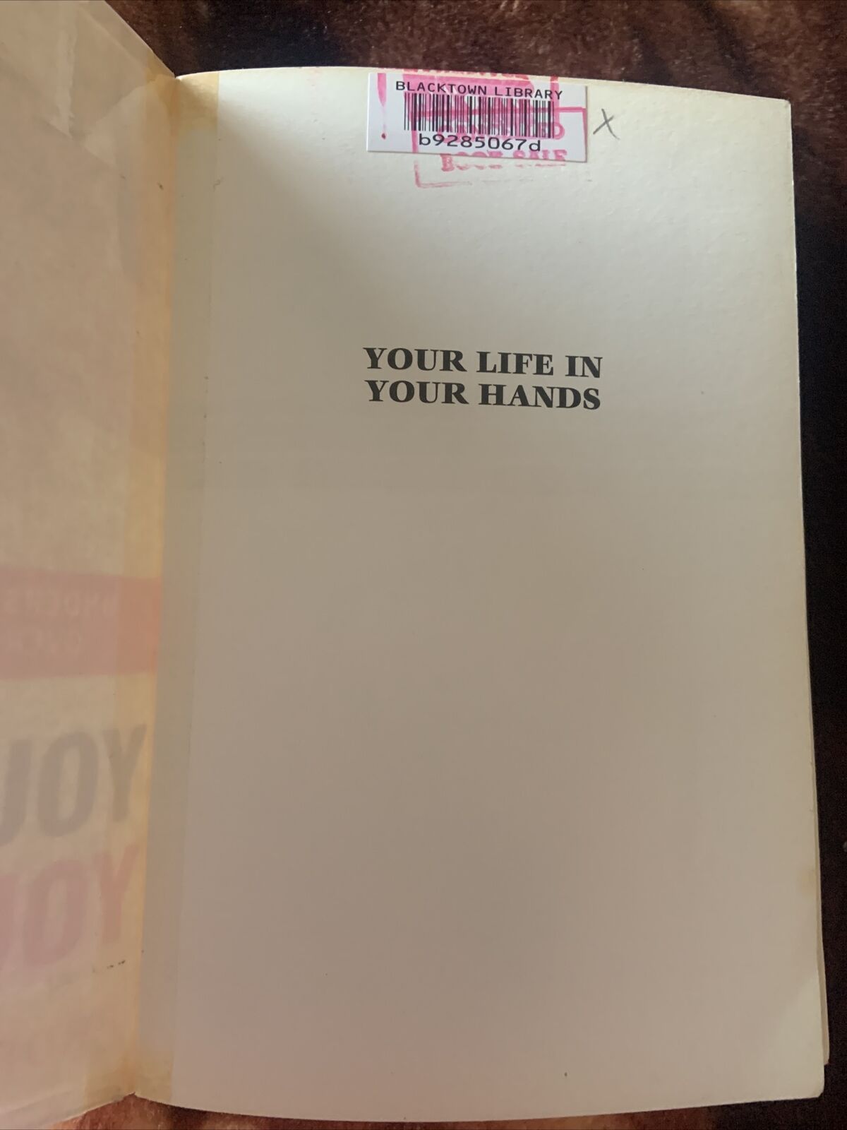 YOUR LIFE IN YOUR HANDS Understanding Preventing Breast Cancer Prof Jane Plant