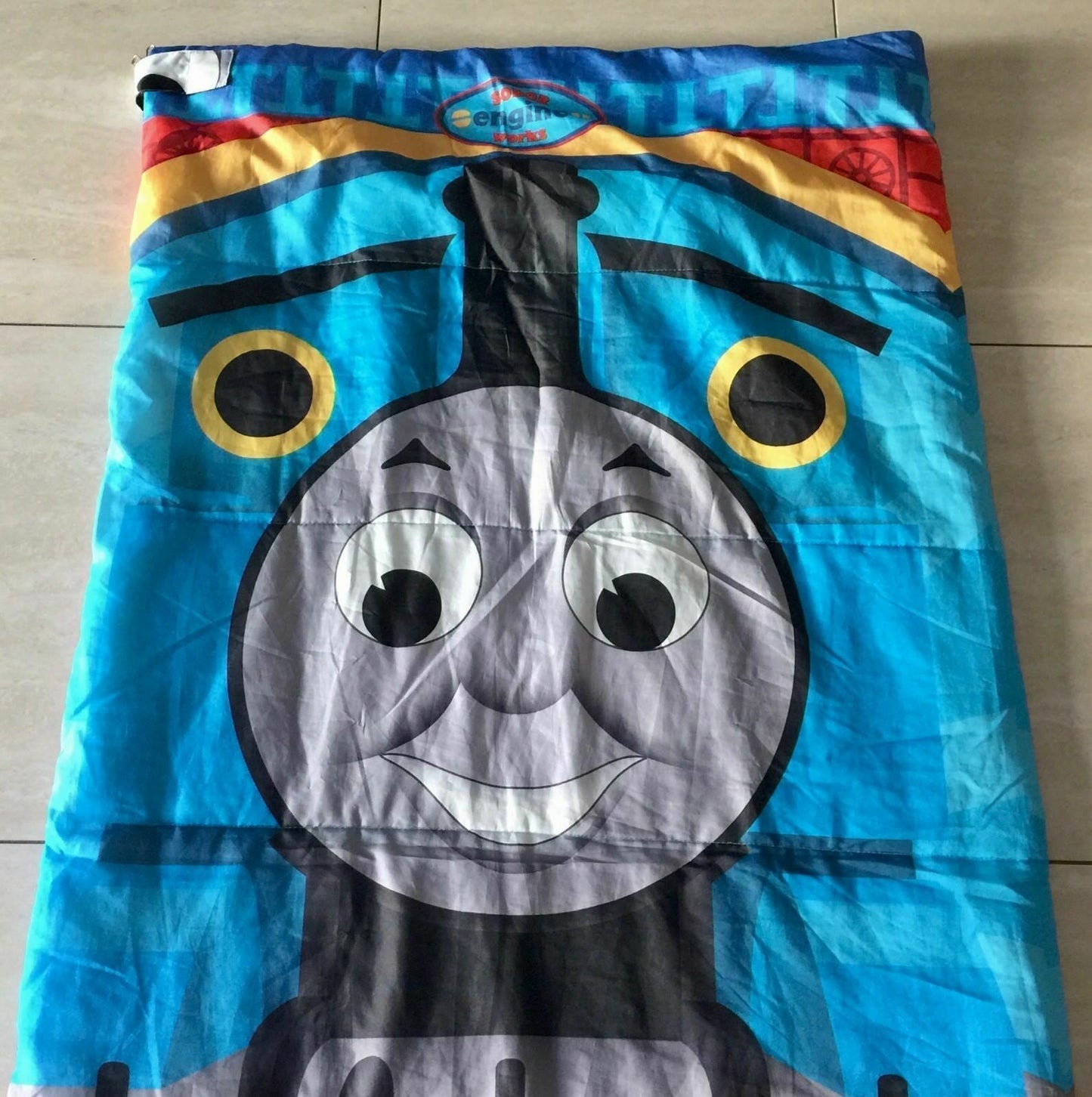 Sleeping Bag THOMAS THE TANK ENGINE Quilted 75 x 150cm good condition