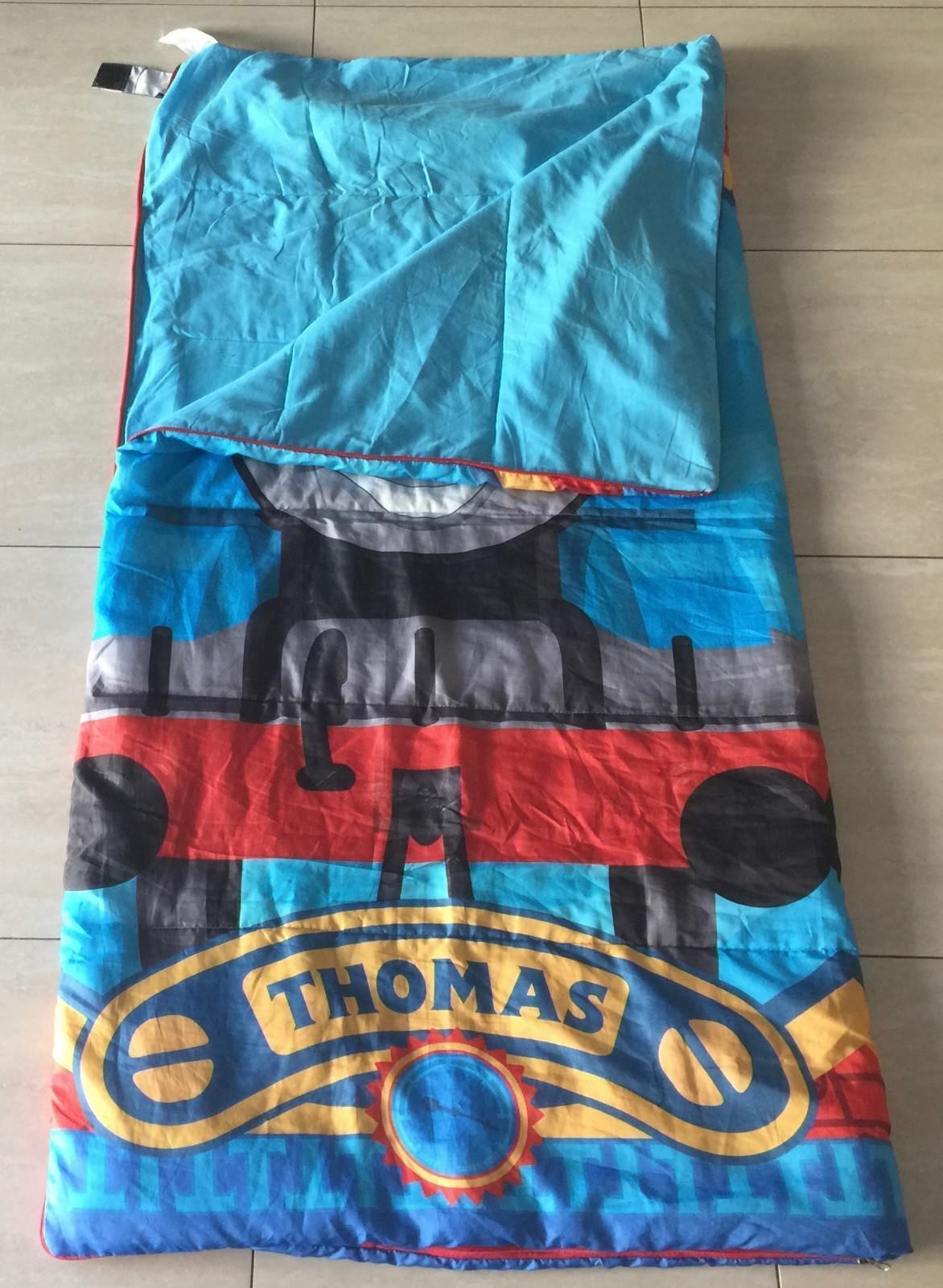 Sleeping Bag THOMAS THE TANK ENGINE Quilted 75 x 150cm good condition