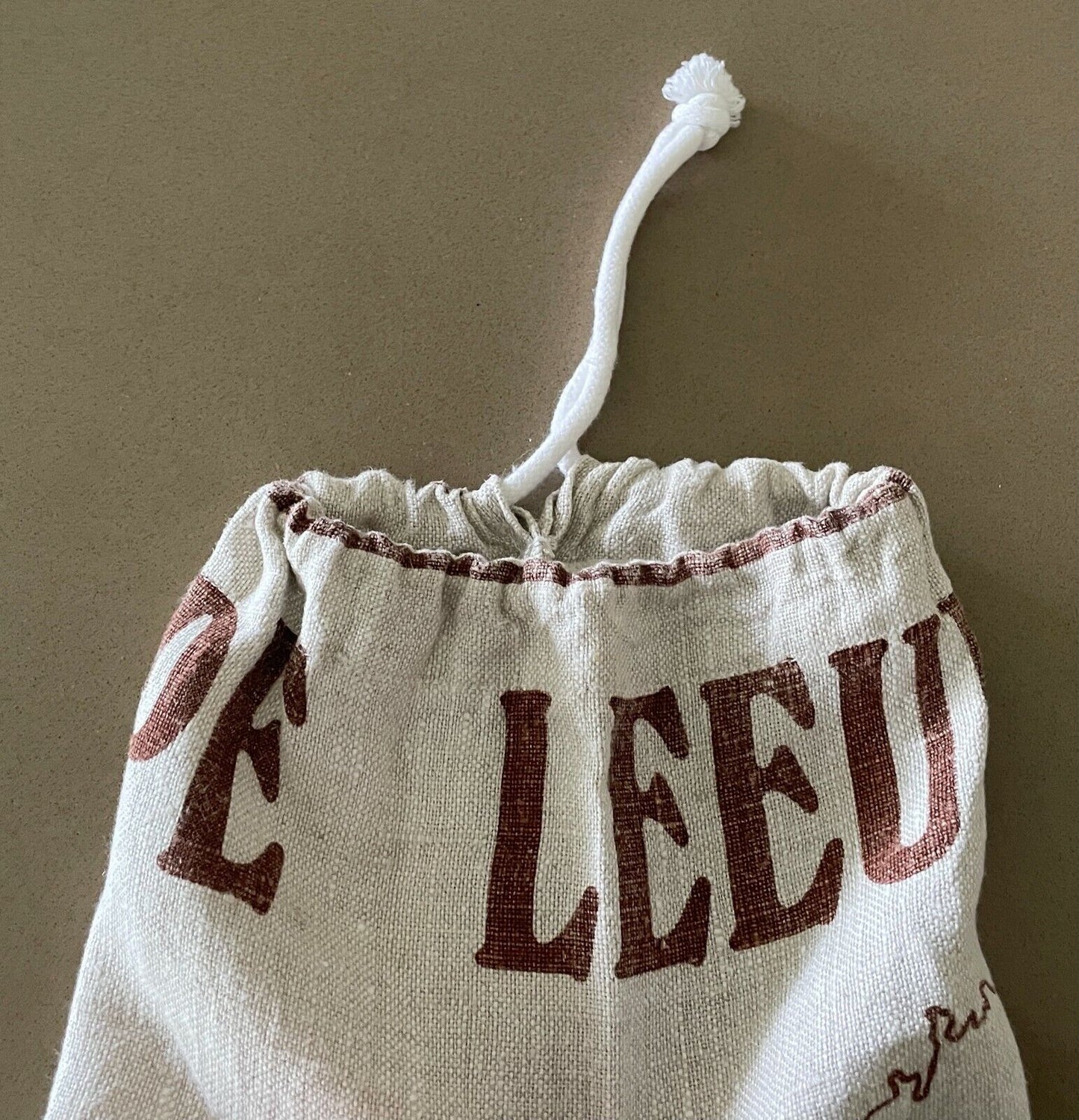 CAPE LEEUWIN WA Plastic Bag Holder Souvenir Unbleached Pure Linen Lighthouse