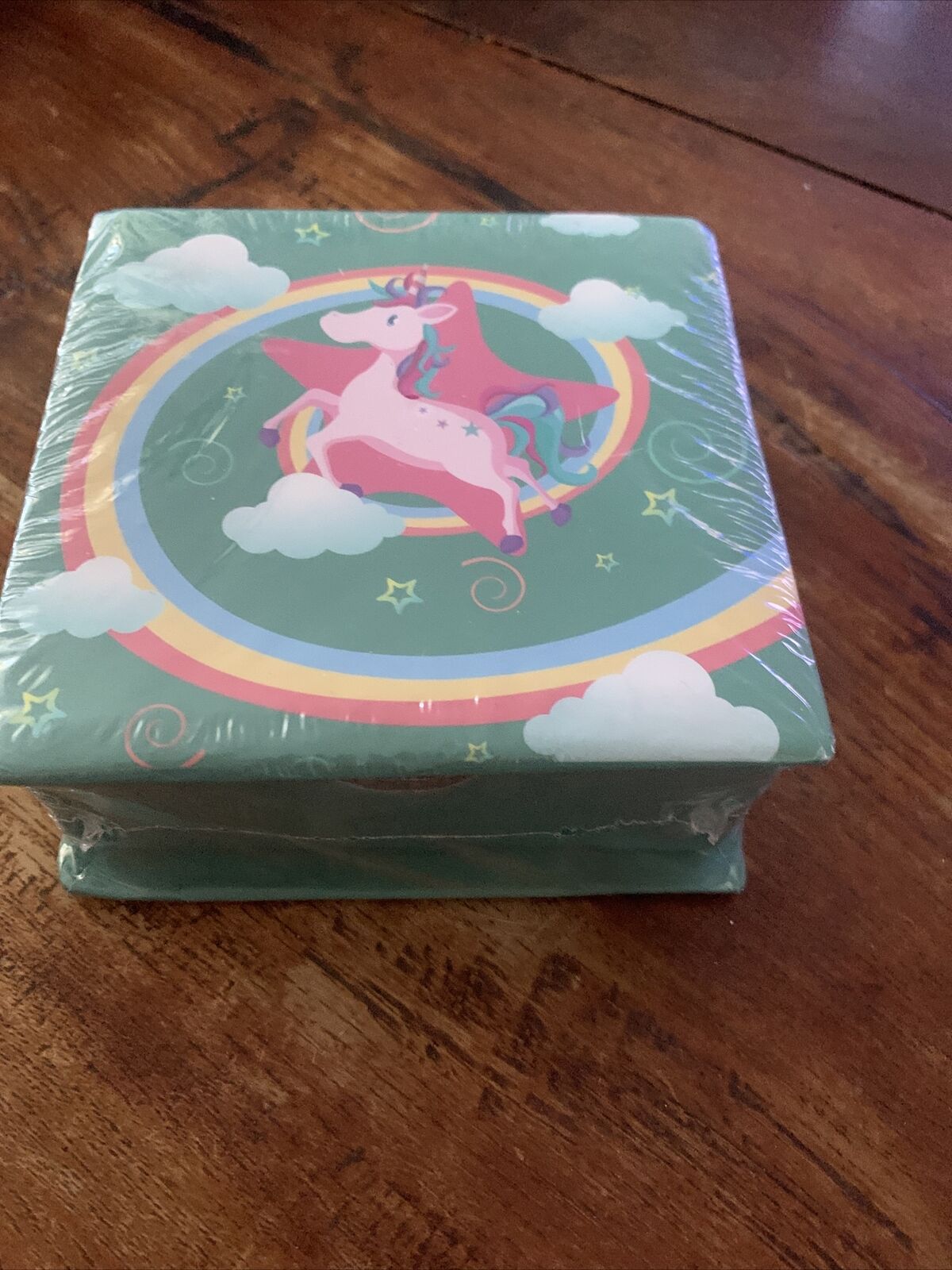 UNICORN Memo Pad Loot Lolly Treat Bag Sack School Gift Note Works Boxed NEW