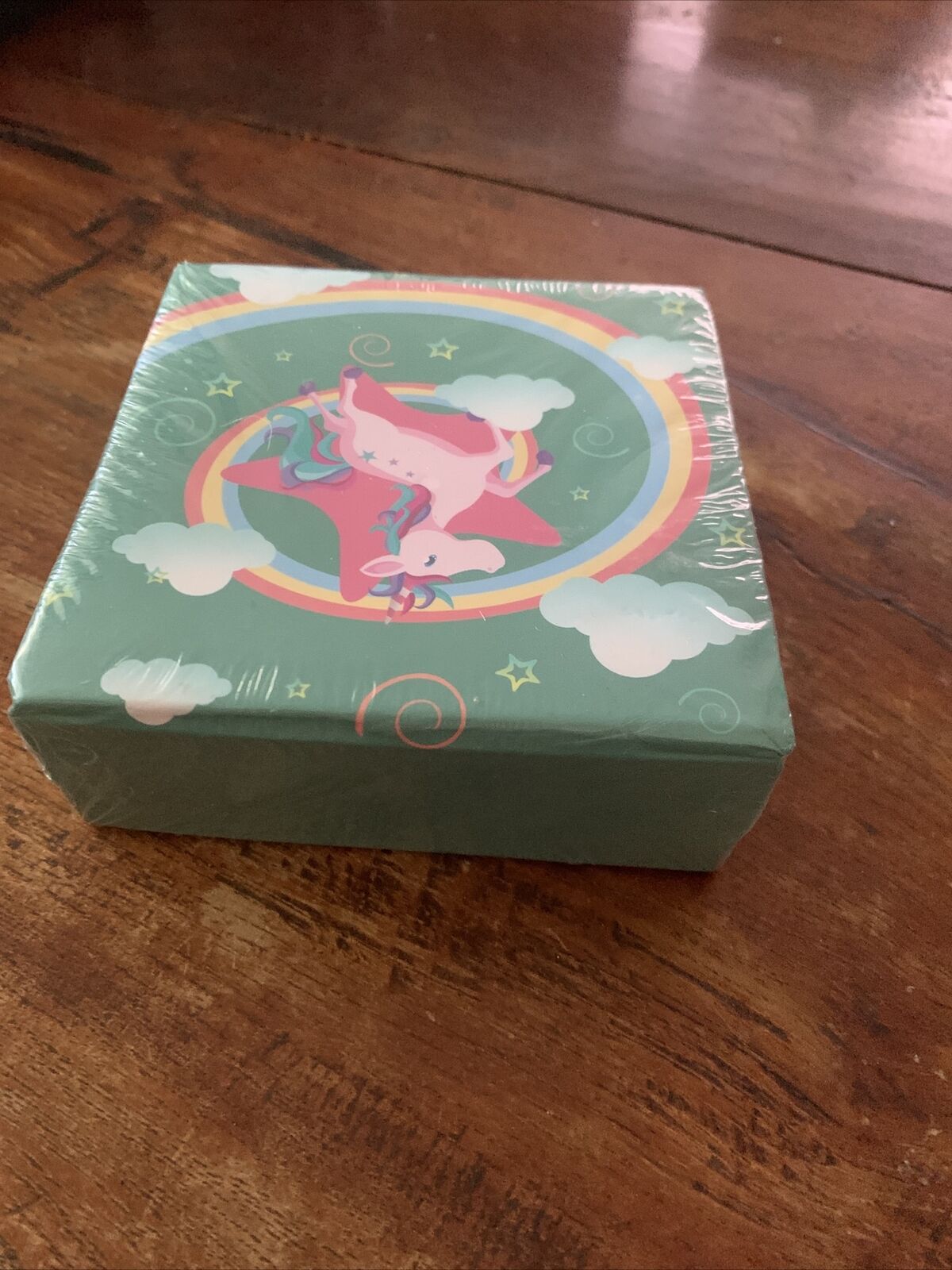 UNICORN Memo Pad Loot Lolly Treat Bag Sack School Gift Note Works Boxed NEW