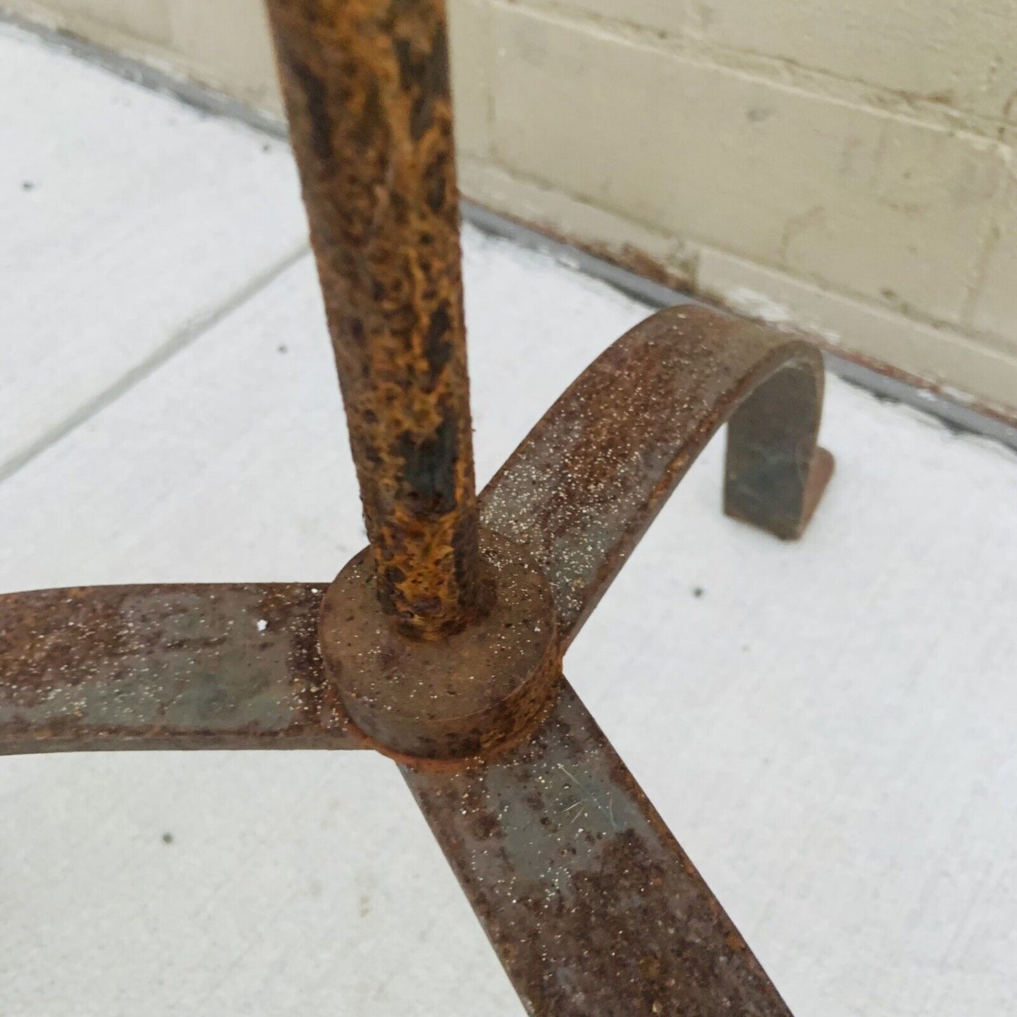 Rustic Vintage Wrought Iron Candelabra Gothic Hand Forged 150cm 7 candle holder