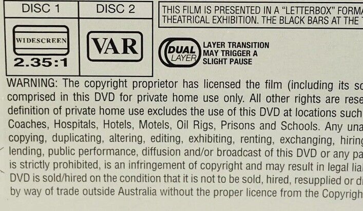 2 Disc DVD DOCTOR ZHIVAGO Movie Special Edition Film 1965 Omar Sharif Sealed NEW