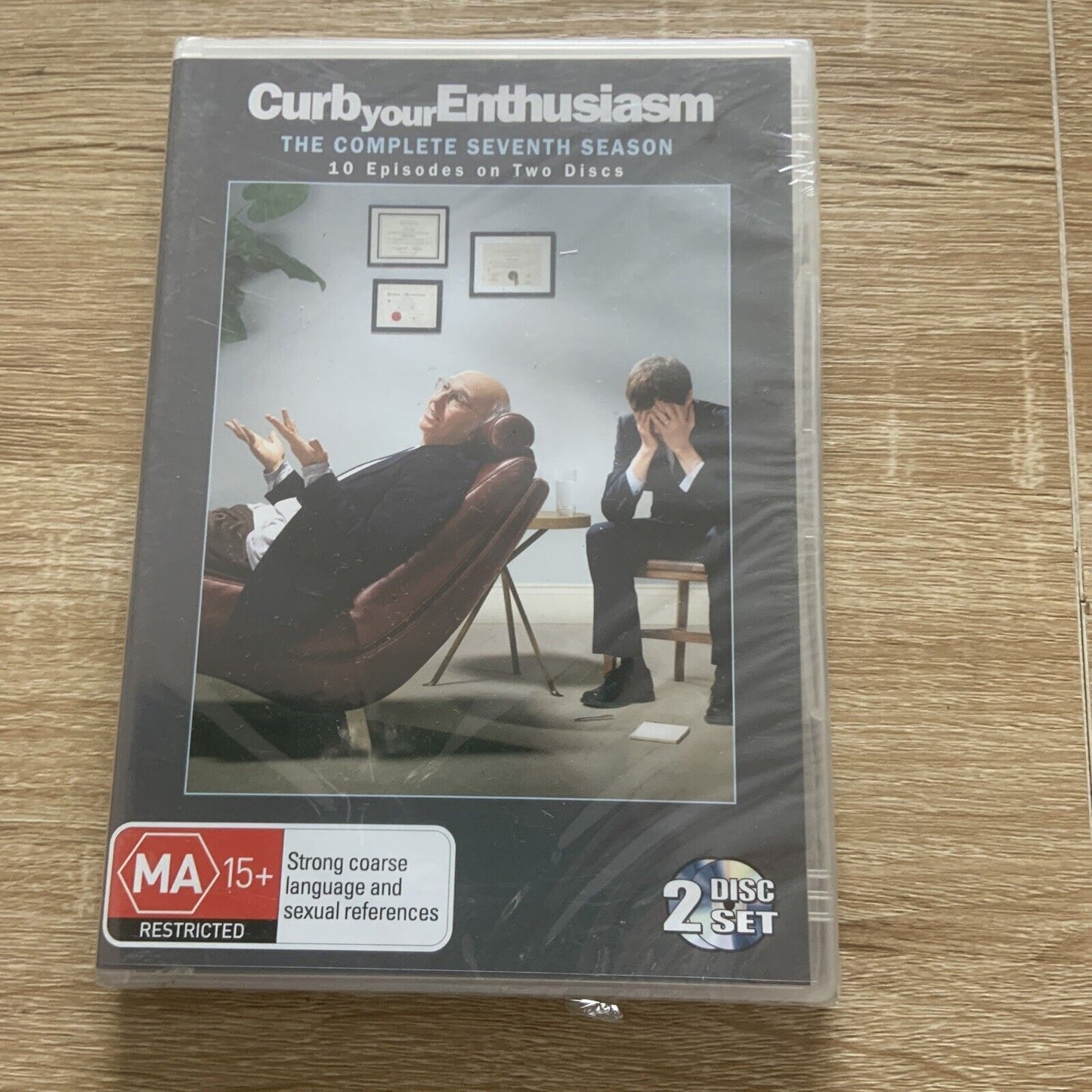 2 Disc DVD CURB YOUR ENTHUSIASM Complete Seventh 7th Season 7 Sealed NEW