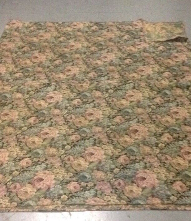 Vintage TAPESTRY UPHOLSTERY FABRIC / SOFA DAY BED COVER 3 Metres x 175 cm