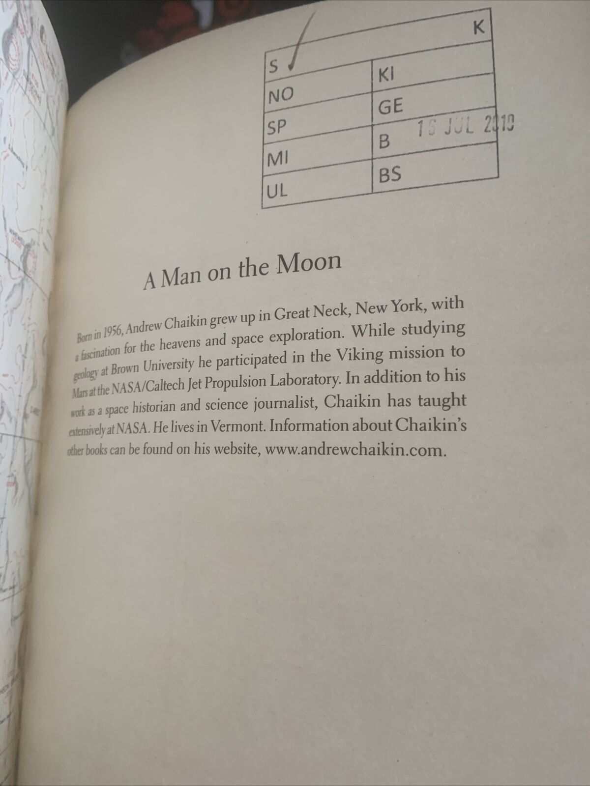 A MAN on the MOON Andrew Chaikin VOYAGES of the APOLLO ASTRONAUTS Ex Library
