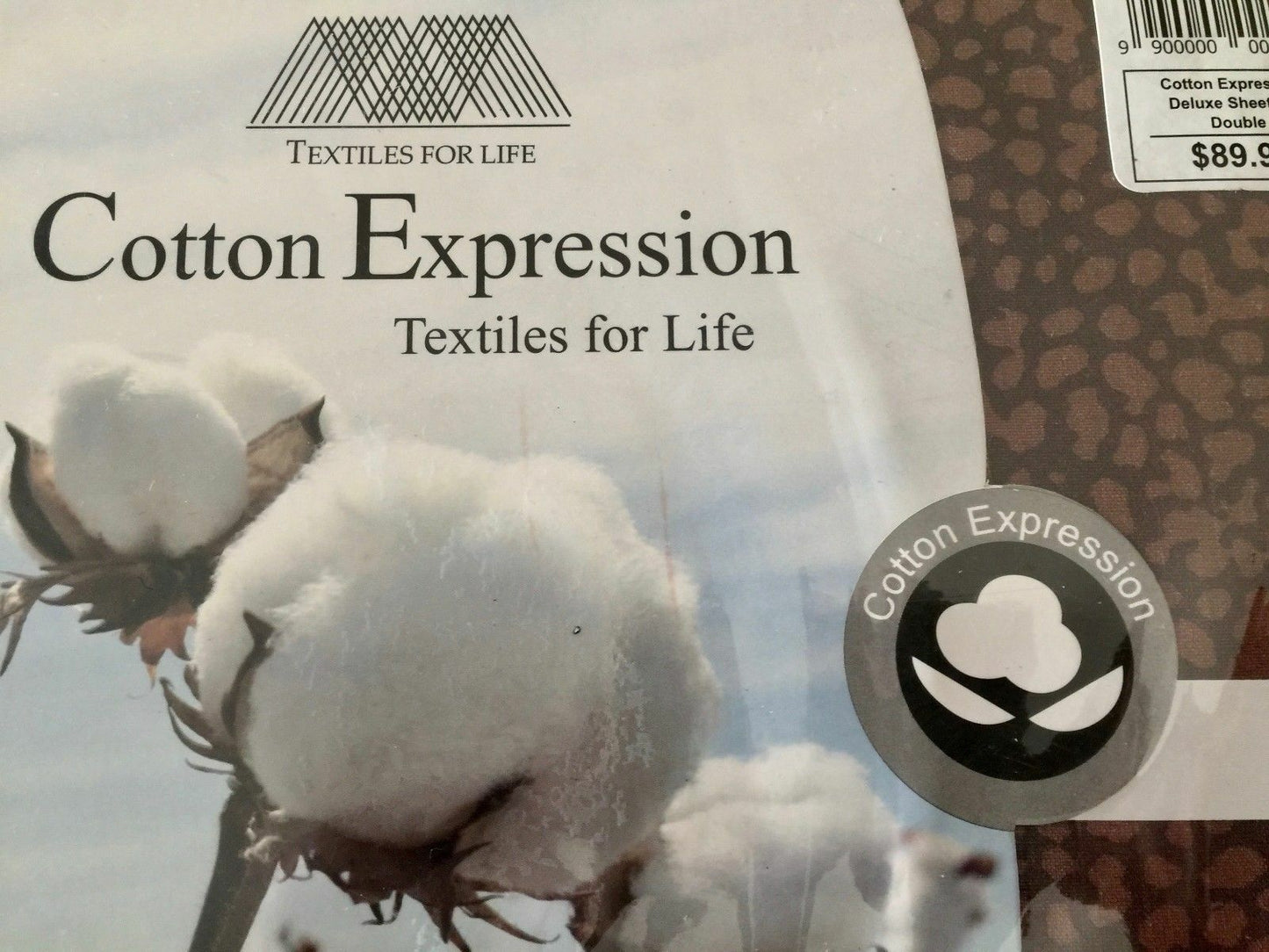 DB COTTON EXPRESSION DB Sheet Set 4 Piece Brown Spot Dot NEW