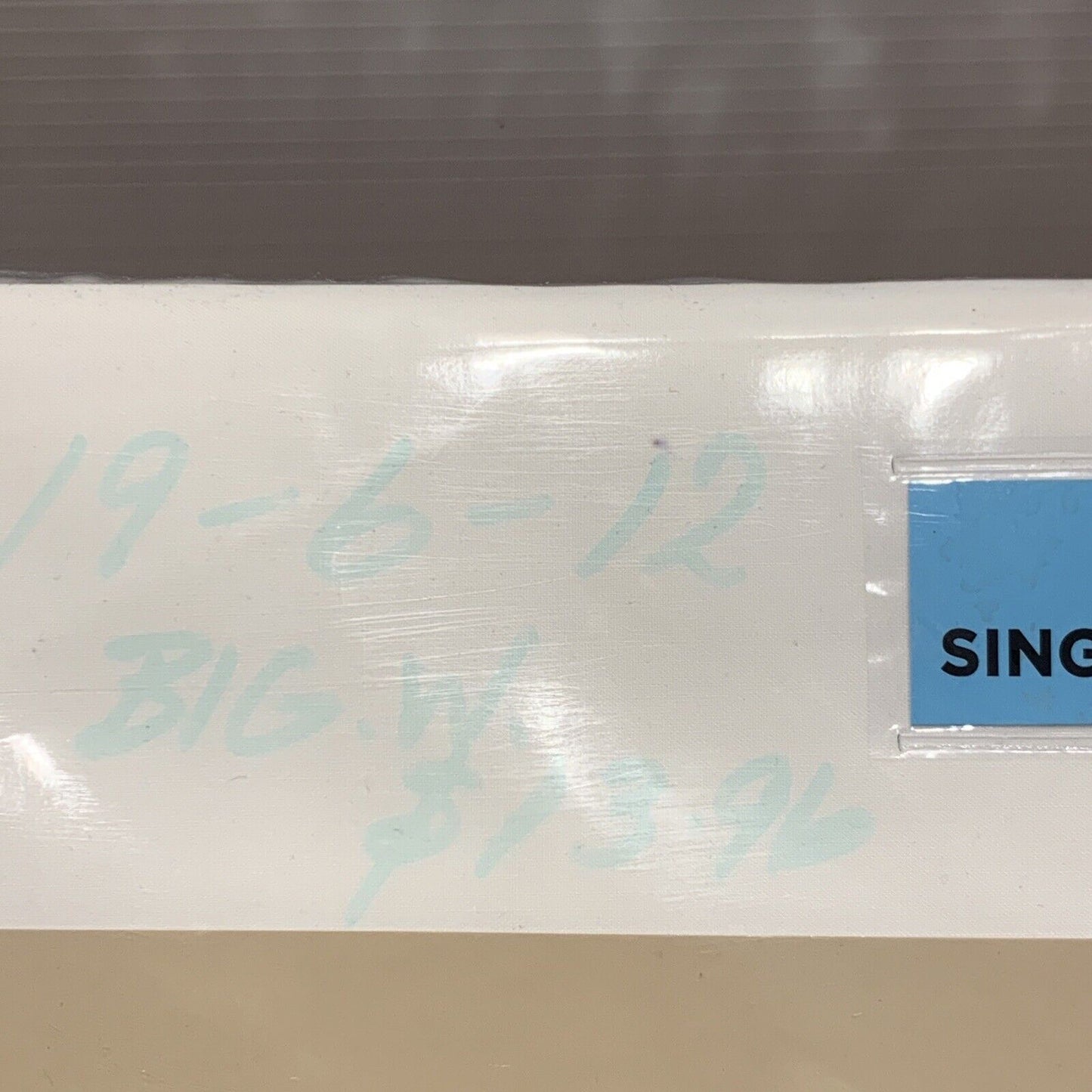 White SINGLE FLAT SHEET House & Home 250 Thread Count Poly Cotton Sealed NEW