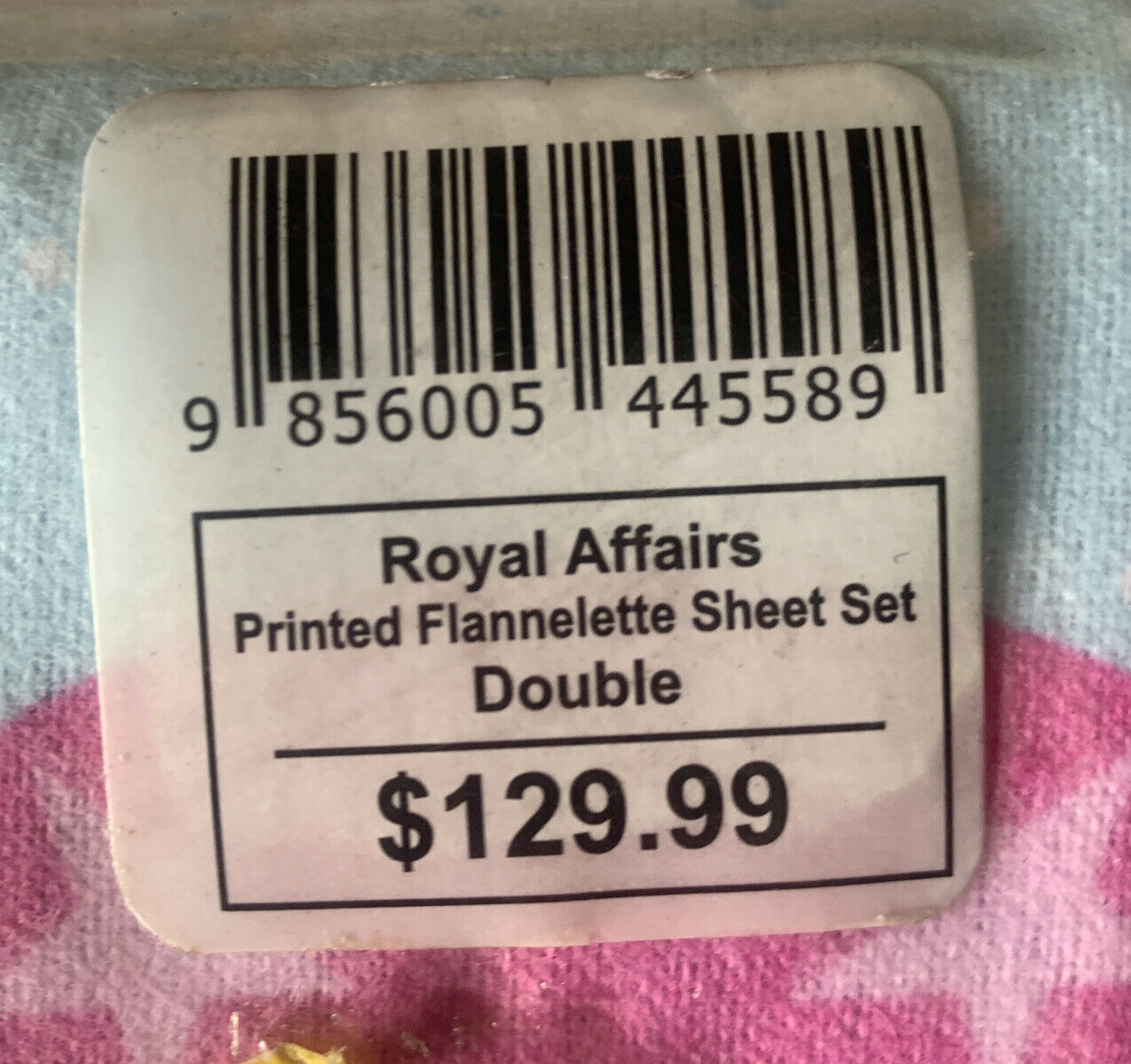DB 4 Piece Sheet Set ROYAL AFFAIRS COLLECTION 100% Egyptian Cotton FLANNELETTE