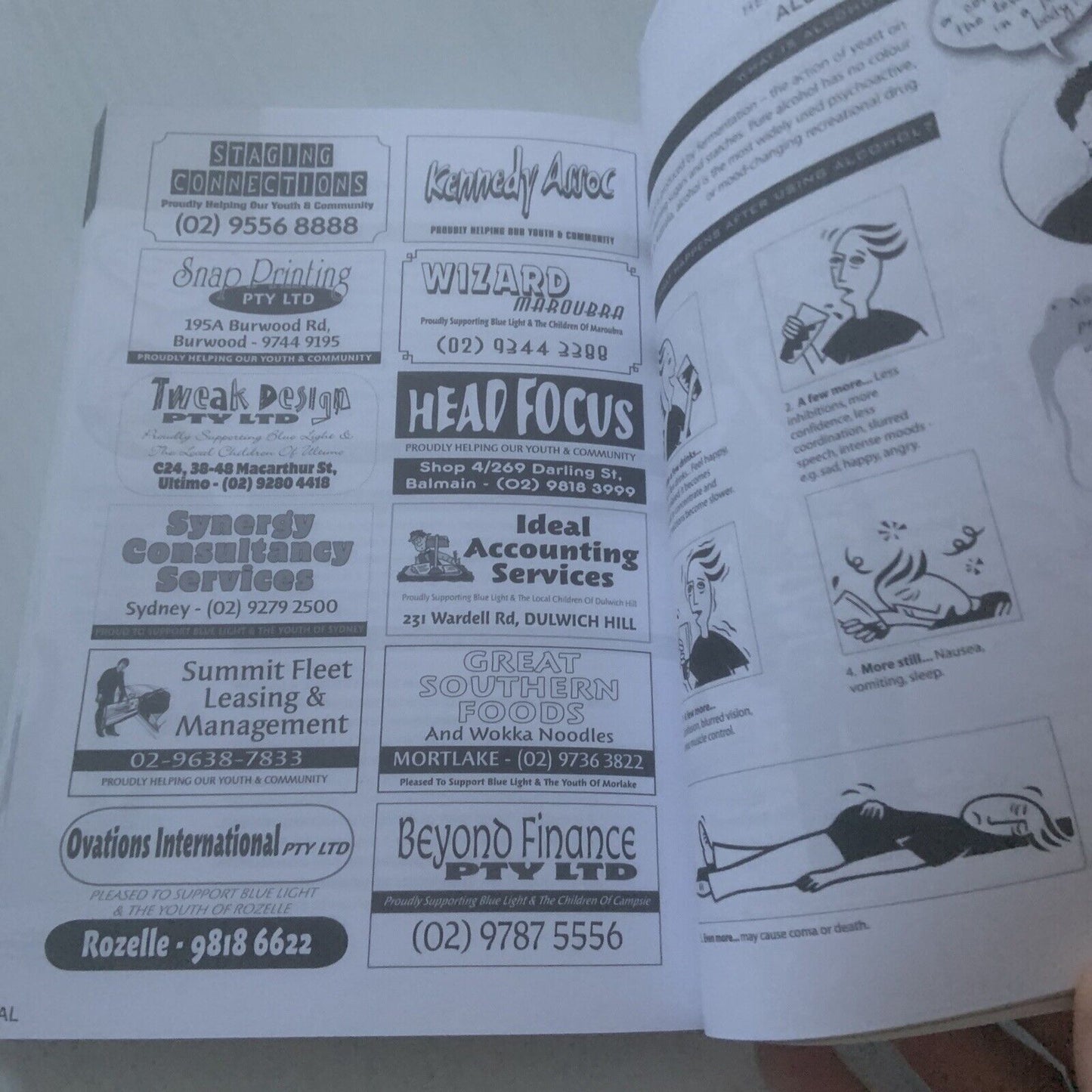 PB Book BLUE LIGHT NSW STREETSMART! Urban Handbook For The School Leaver Aussie
