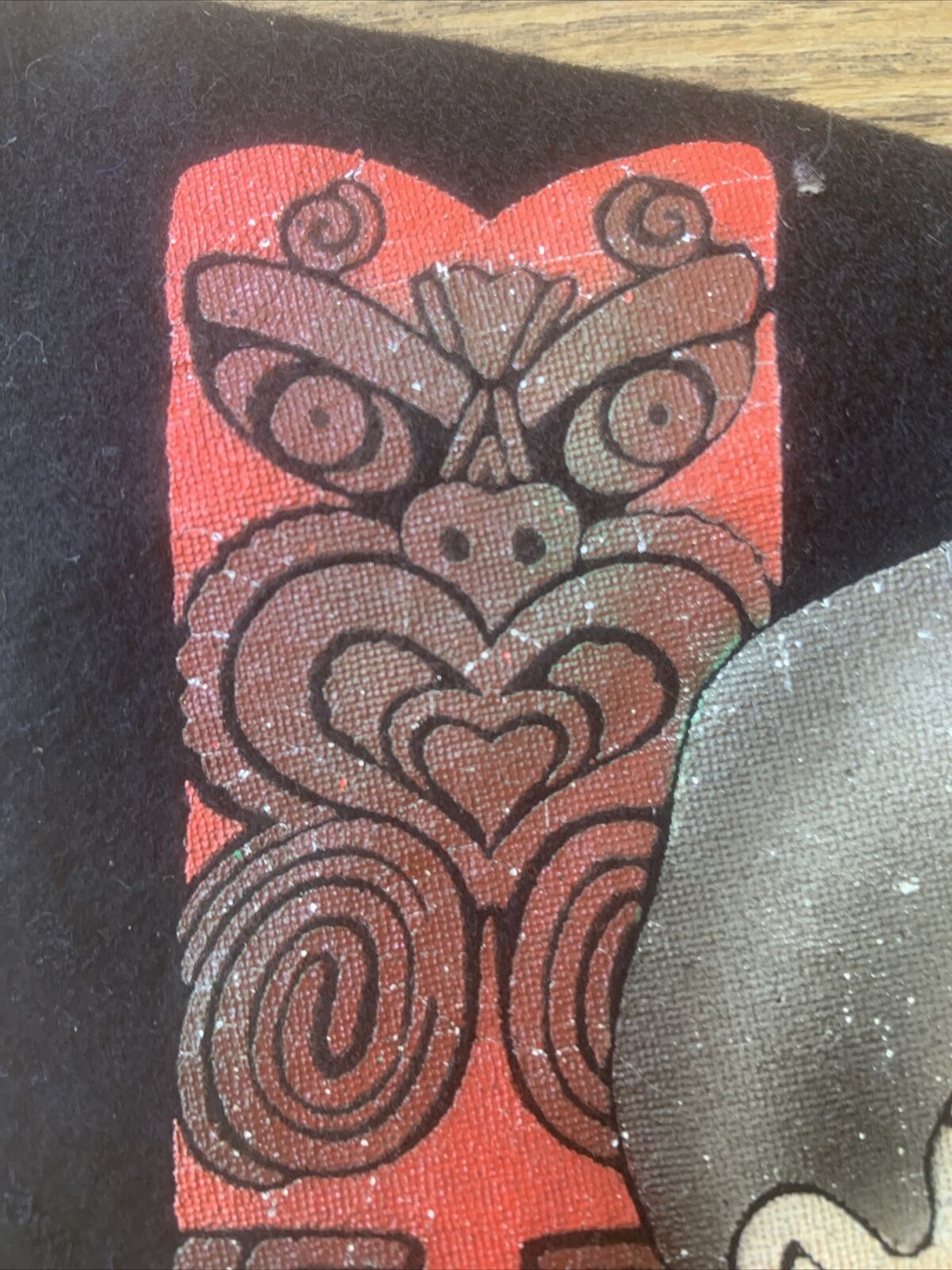 New Zealand Māori Mini Pennant Felt Banner Home Office Garage Wall Tiki Tribal