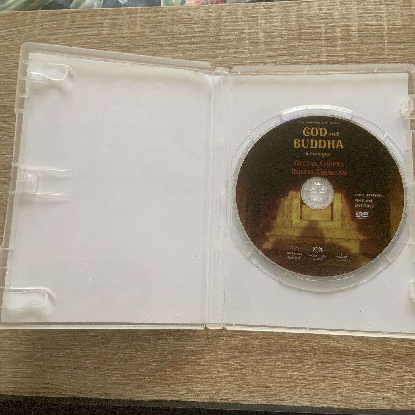 GOD & BUDDHA A Dialogue - Deepak Chopra Robert Thurman DVD Spiritual New Age