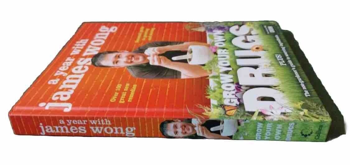 HC Book Grow Your Own Drugs A Year With James Wong 2010 Herbal Remedies Recipes