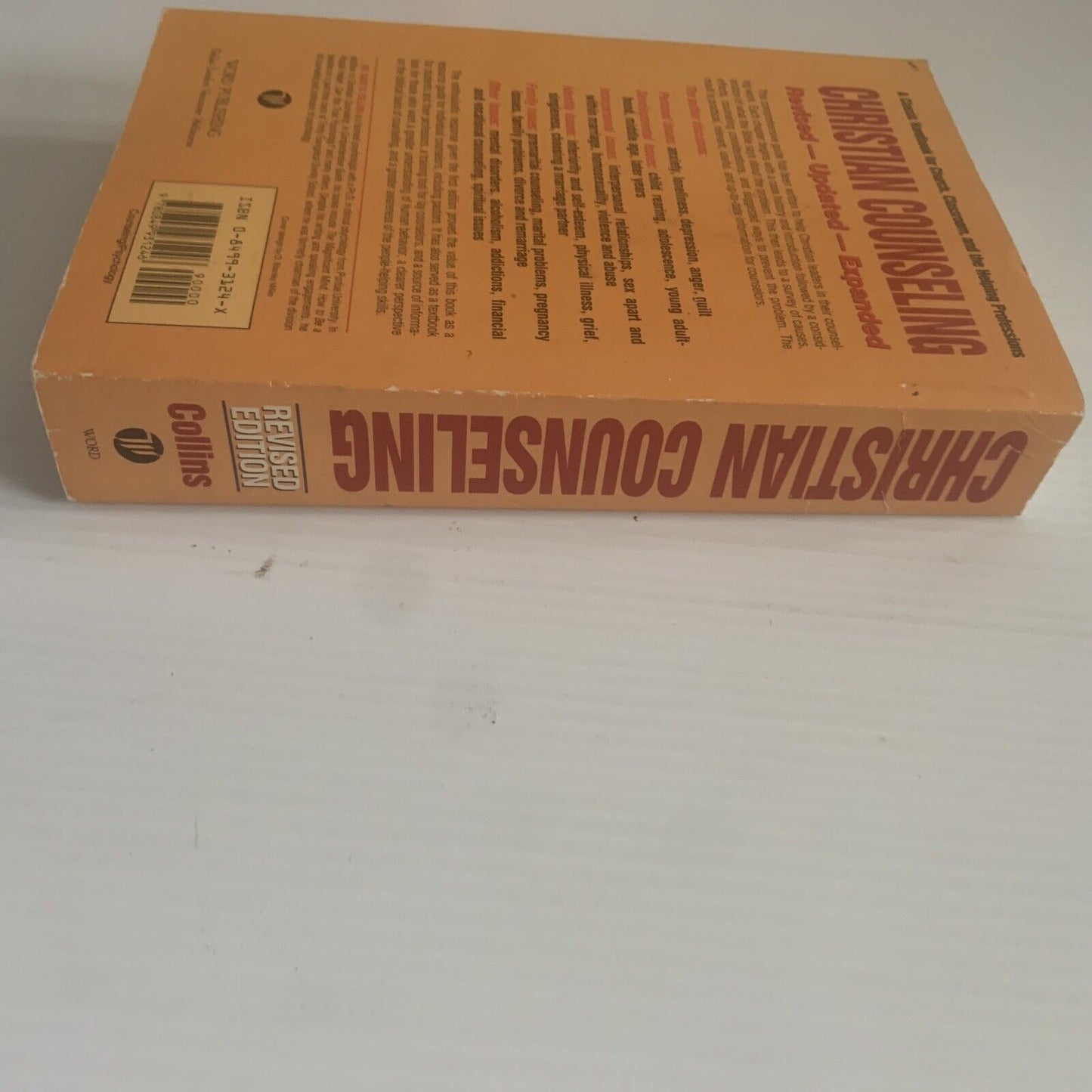 PB Book CHRISTIAN COUNSELLING Revised Edition by Gary R Collins 1988 Religious