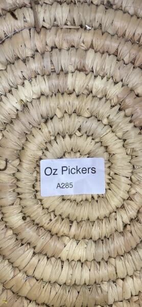 Hyacinth Basket Round 52cm Heavy Natural Rattan 48.5cm Planter Toys Hamper AE285