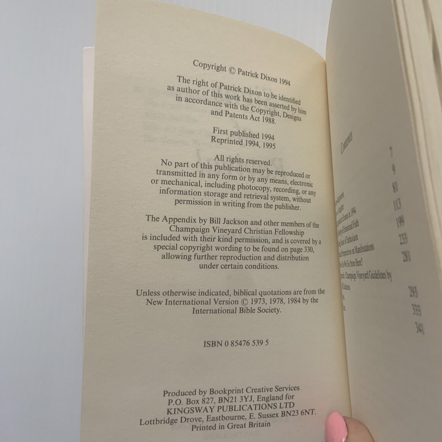 PB Book SIGNS OF REVIVAL by Patrick Dixon Christian Literature 1995 Gods Spirit