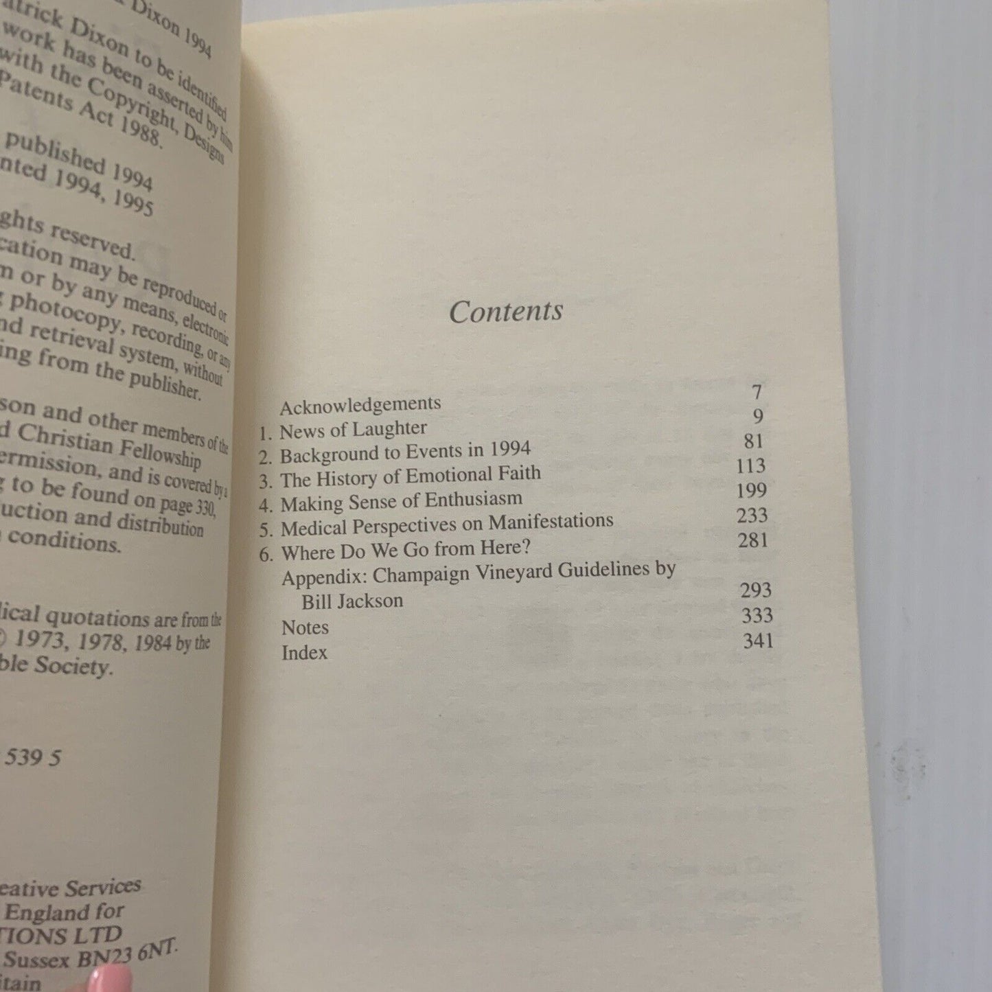 PB Book SIGNS OF REVIVAL by Patrick Dixon Christian Literature 1995 Gods Spirit
