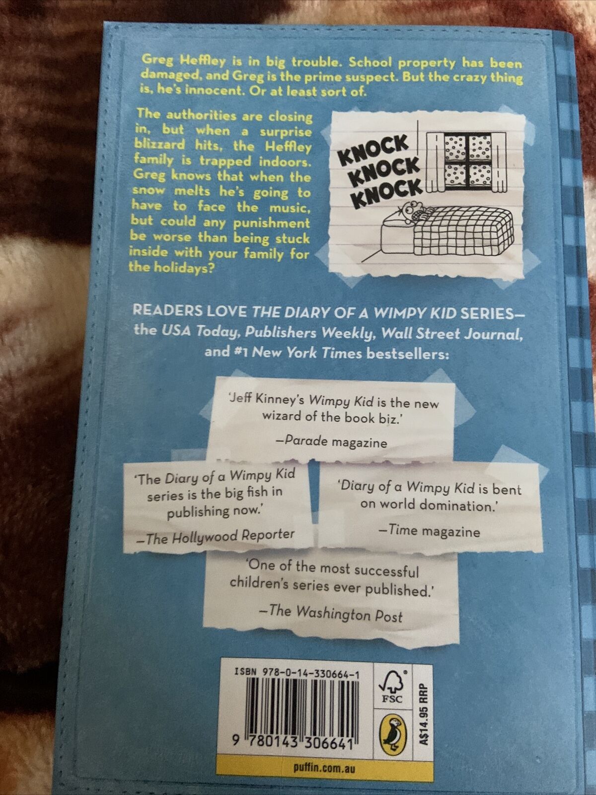 Fiction PB DIARY OF A WIMPY KID Cabin Fever by Jeff Kinney Kids Book