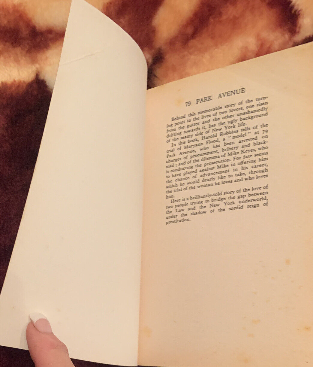 Fiction PB 79 Park Ave Harold Robbins Novel 1997 Pocketbook BOOK Rare