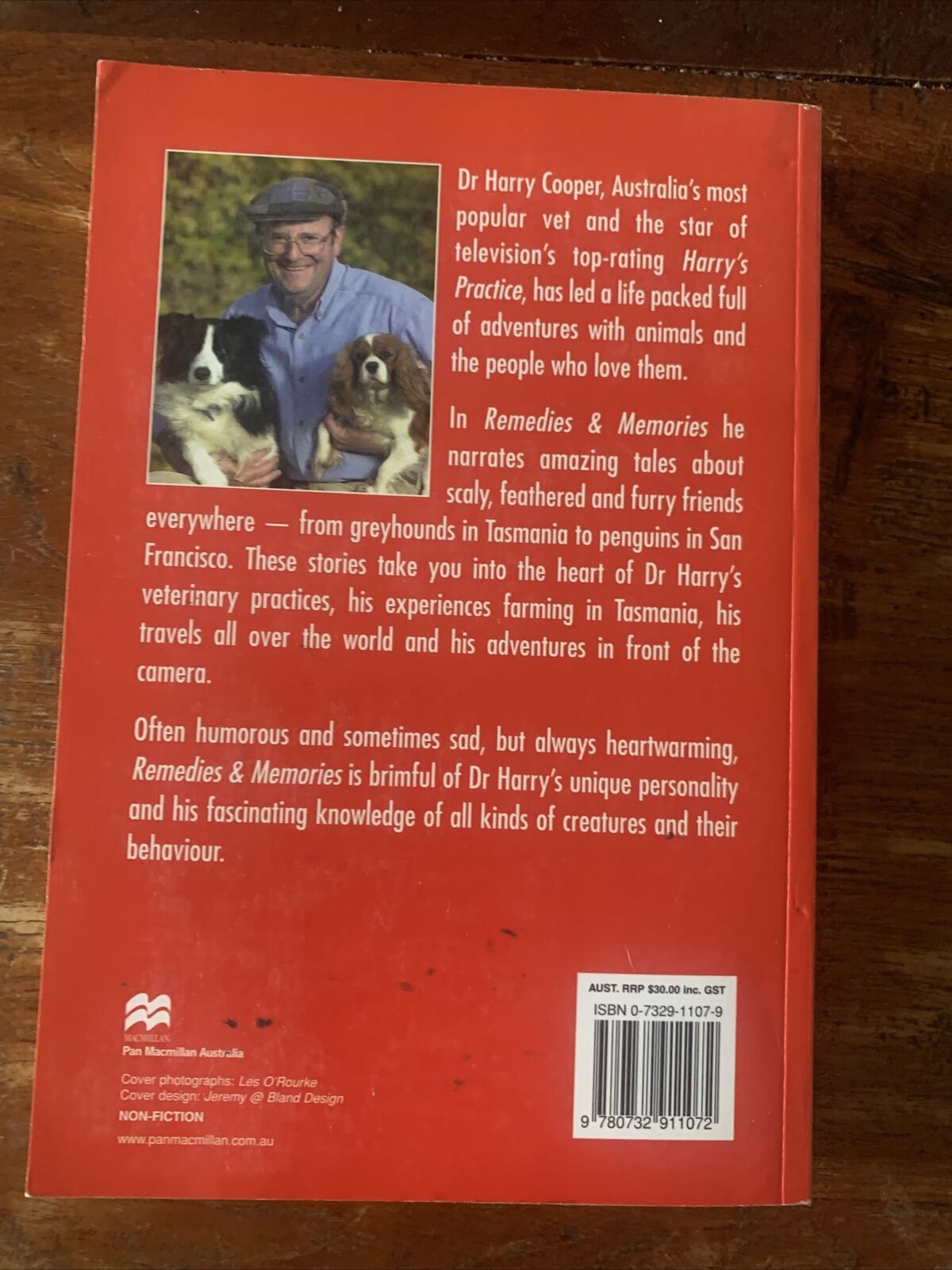 PB Book Dr HARRY COOPER Remedies & Memories Australian Vet TV Animal Stories