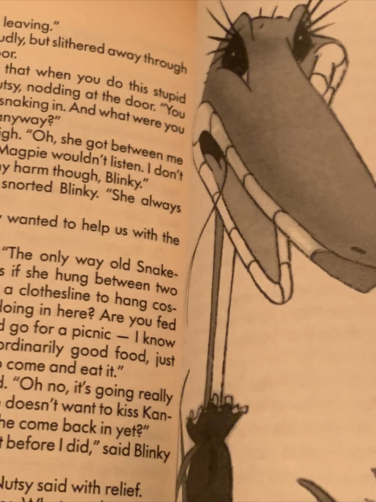 PB Book BLINKY BILL ON STAGE - Sally Odgers 1992 Australian Vintage