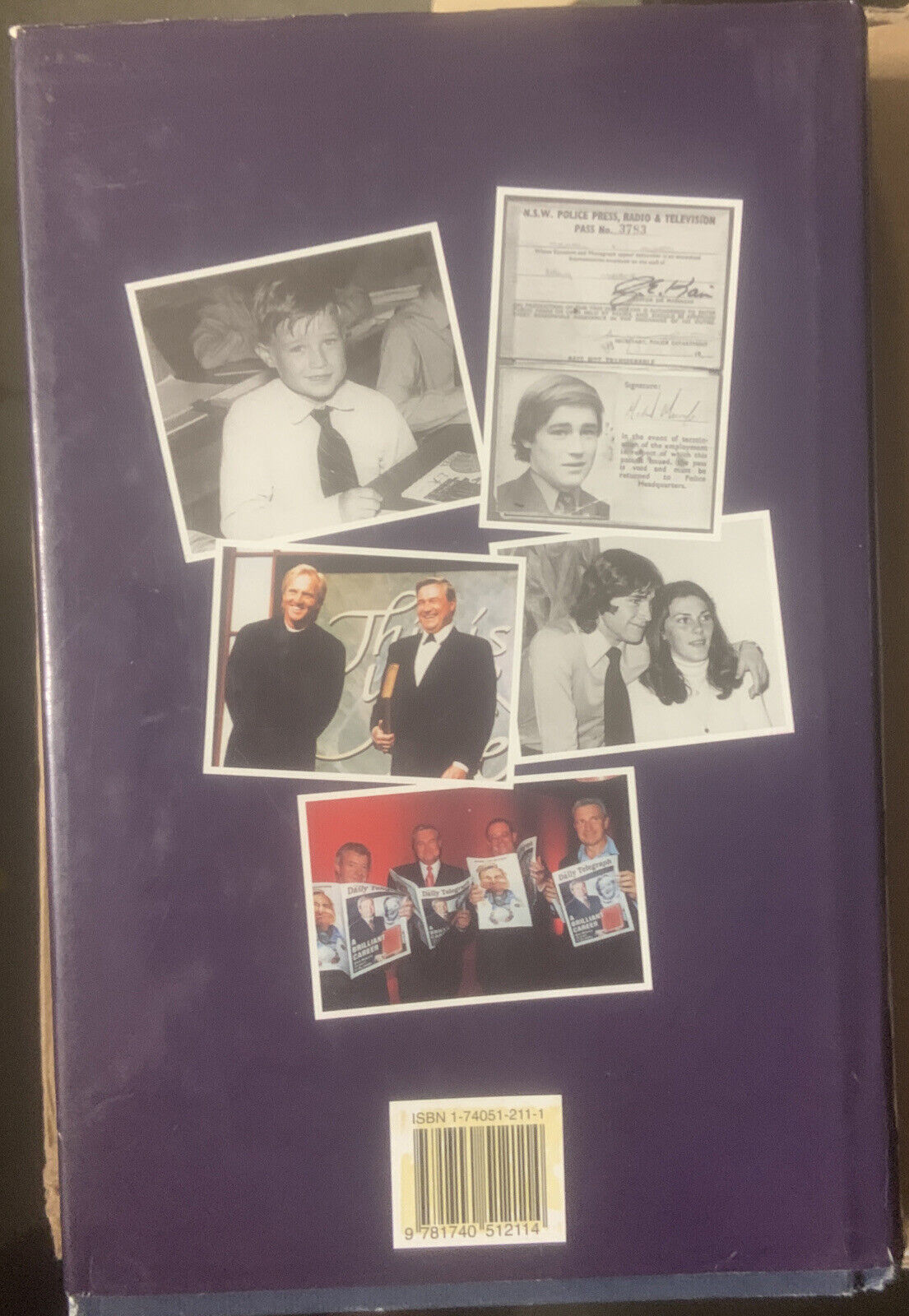 HC Book Biography Memoir A PASTY FACED NOTHING by Mike Munro 2003 Australian