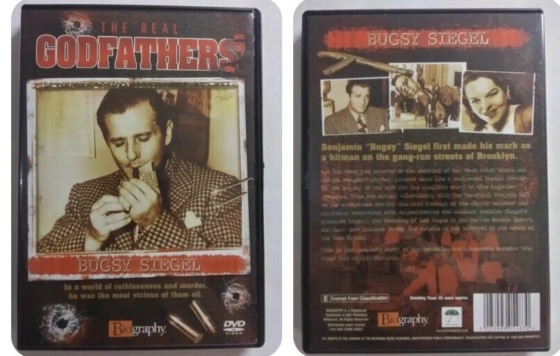 DVD The Real Godfathers Bugsy Siegel Biography Mafia True Crime Documentary E
