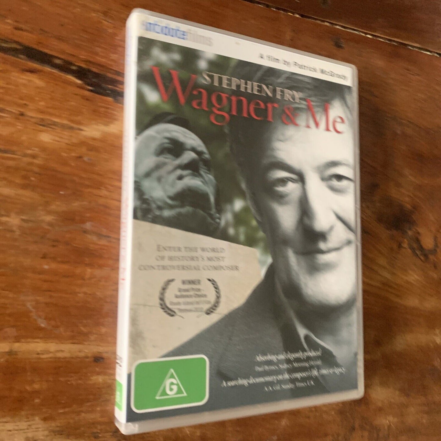 DVD Stephen Fry WAGNER & ME R 4 | 2011 Biography British Patrick McGrady