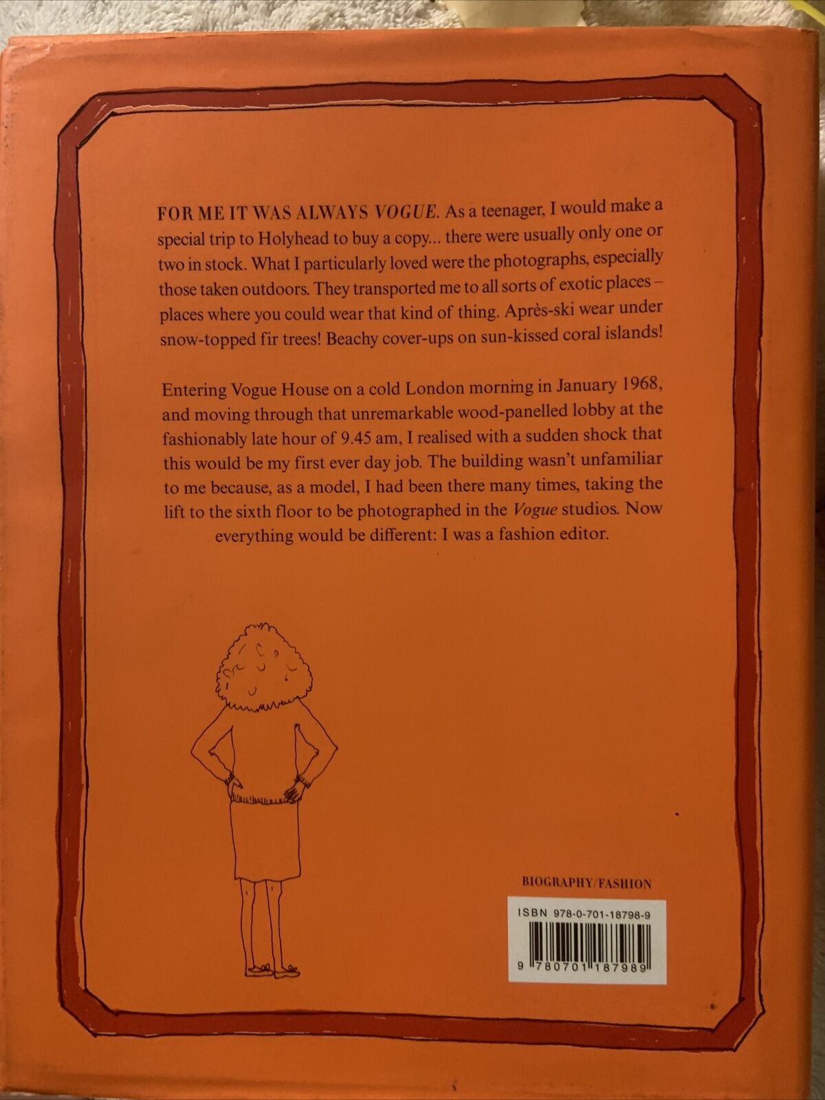HC Book GRACE A Memoir Grace Coddington Model English DJ illustrated Biography