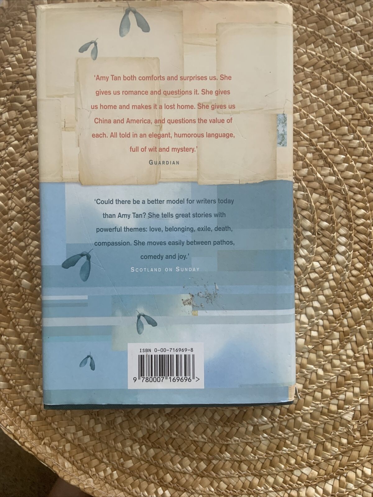 HC Book THE OPPOSITE OF FAITH By Amy Tan Large DJ 2003 Biography True Stories