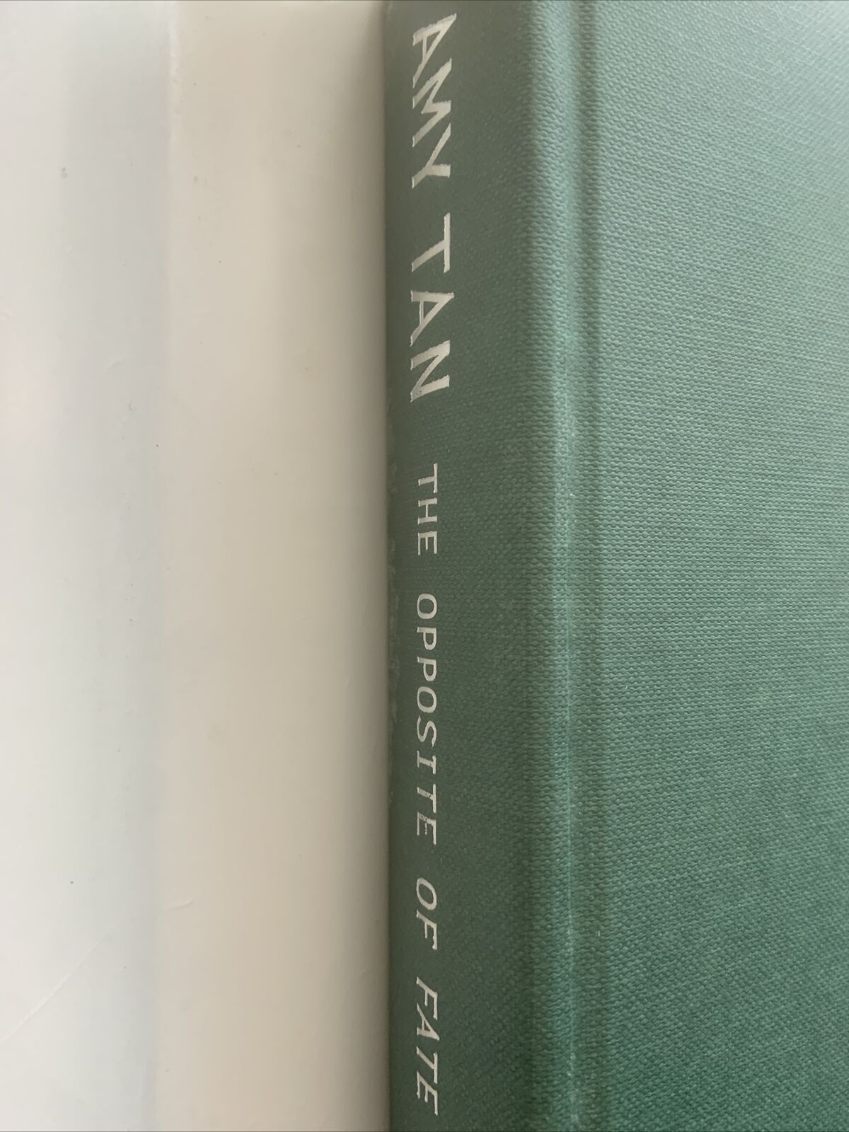 HC Book THE OPPOSITE OF FAITH By Amy Tan Large DJ 2003 Biography True Stories