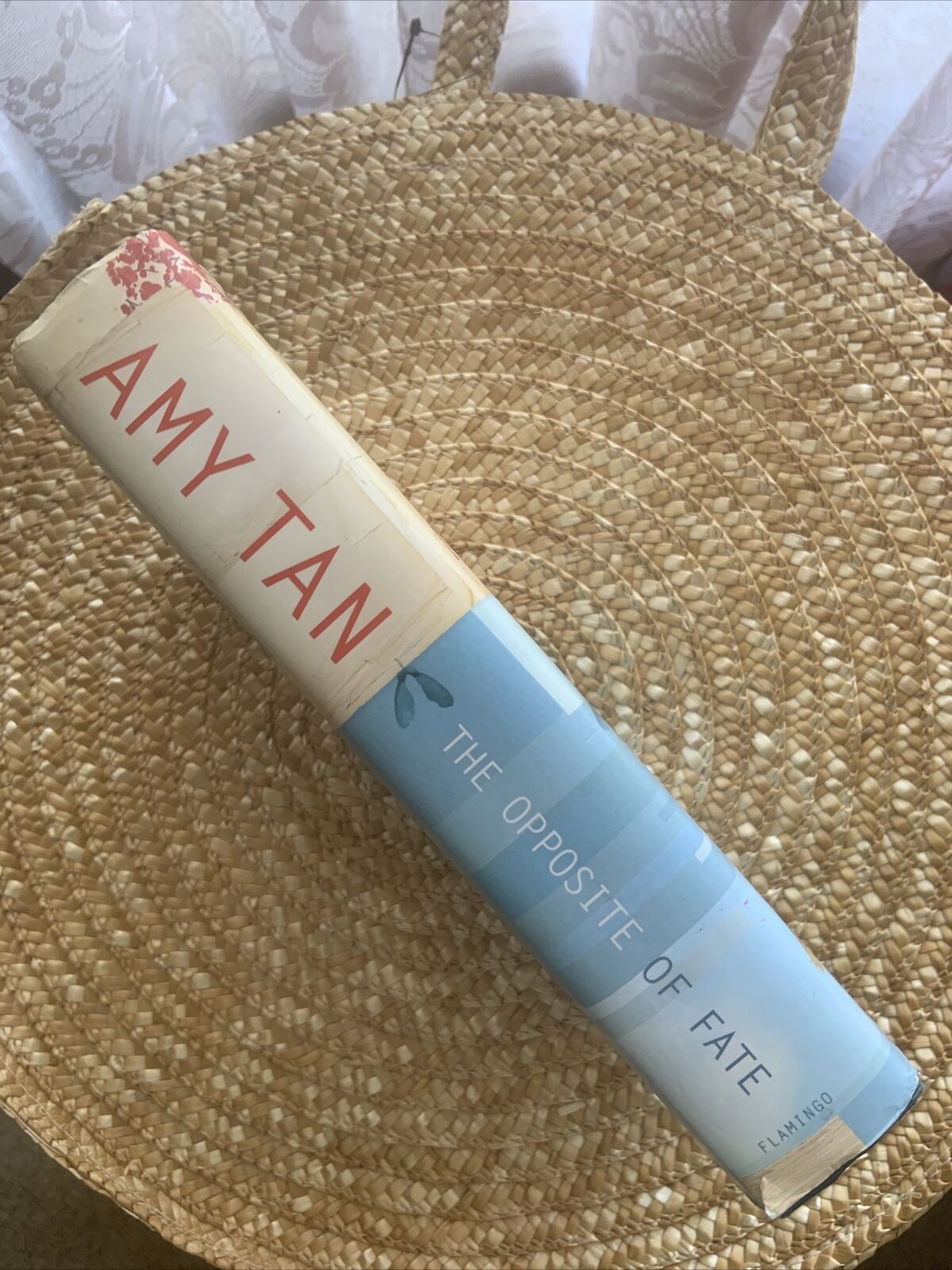HC Book THE OPPOSITE OF FAITH By Amy Tan Large DJ 2003 Biography True Stories