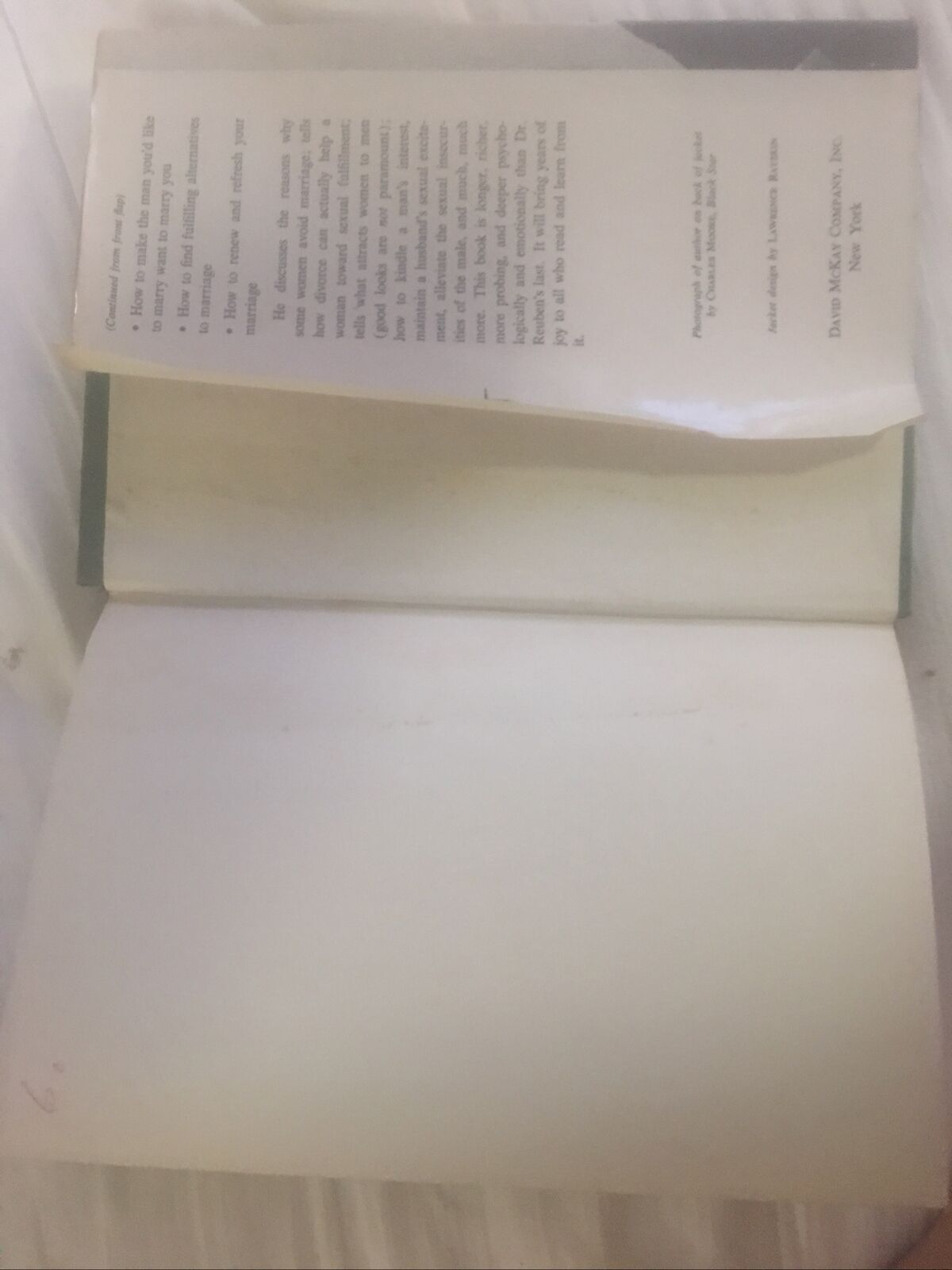 HC Book RARE Any Woman Can By David R Reuben Non Fiction DJ 1972