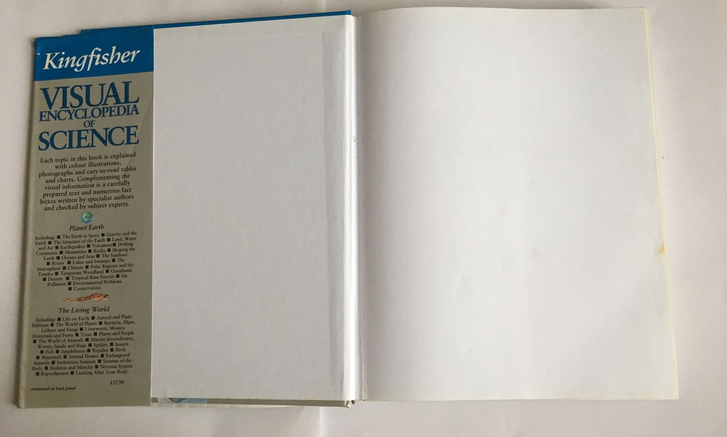 HC Book Kingfisher Visual Encyclopaedia of Science By Brian Williams Textbook