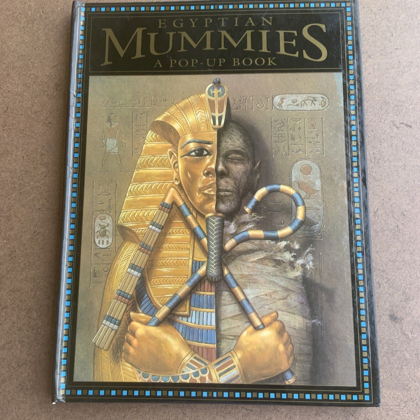 HC Book EGYPTIAN MUMMIES A Pop-Up Book Glossy Wipe Clean unused all ages
