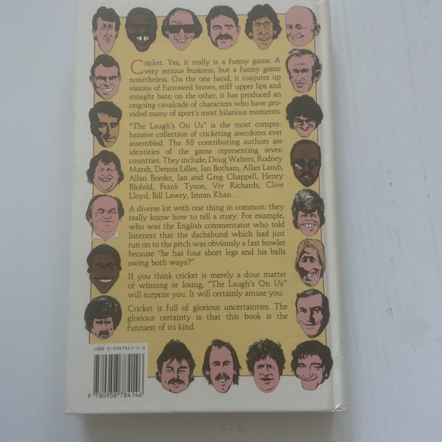 HC Book Laughs On Us Cartoons Jeff Hook Crickets Finest Tell Their Funniest 2008