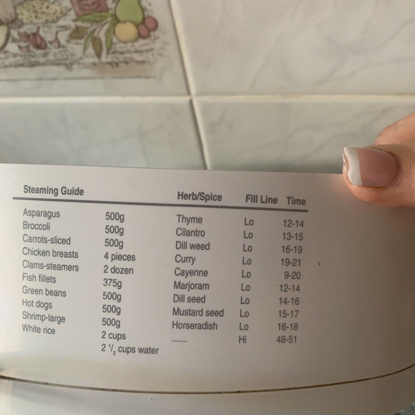 Rice Cooker BLACK & DECKER HS2000 T1 Flavour Scenter Steamer Lid Timer Electric