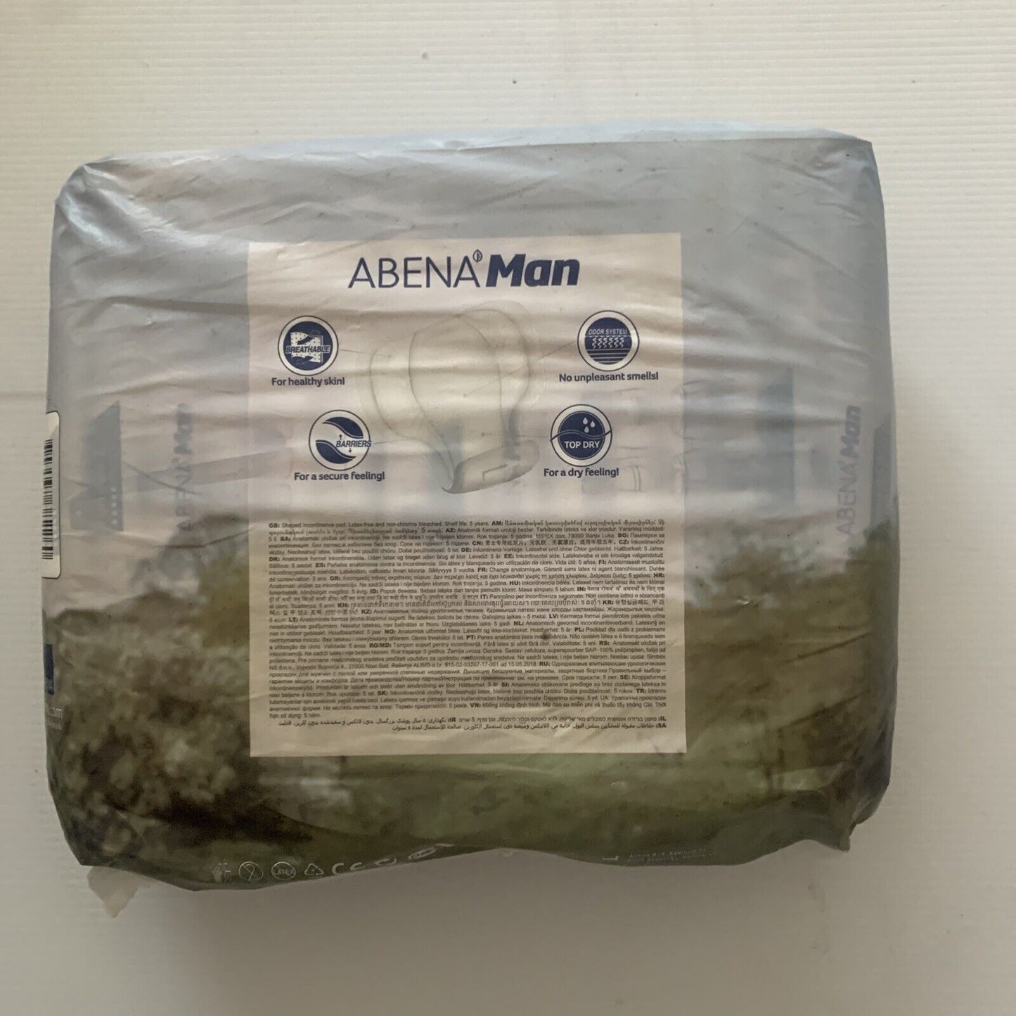 1x ABENA MAN Formula 2 Incontinence Pads 700ml Pack of 15 Active Day Nights NEW
