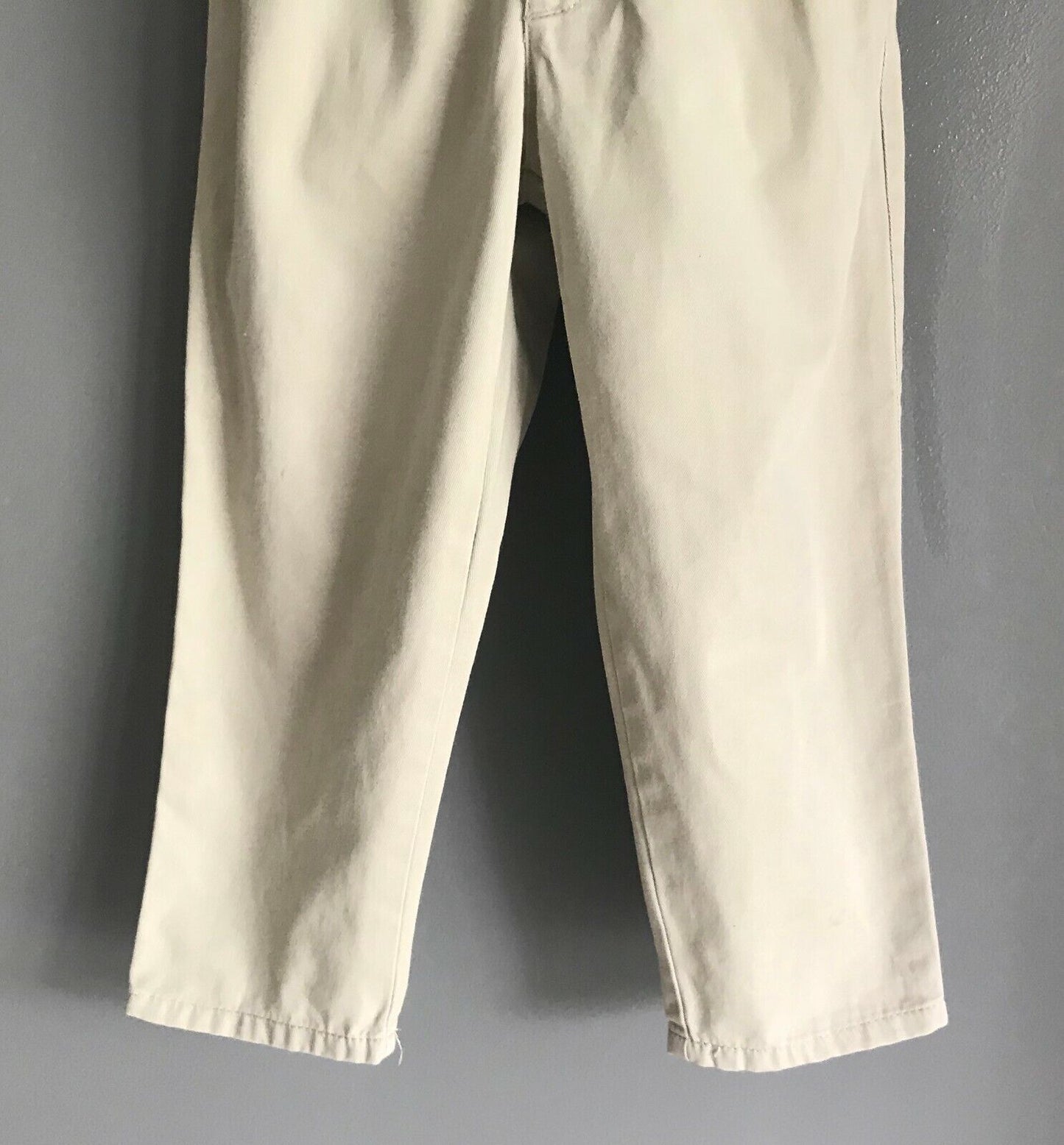 Boys FRENCH STAR Chino Pants Beige Trousers Jeans Size 3 Smart Casual