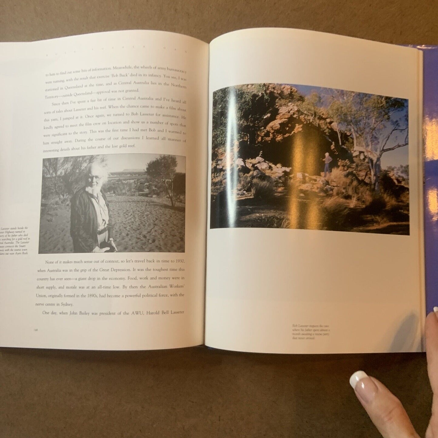 Bush Tucker Man Book Les Hiddins Stories Of Exploration Survival Large HC 1996