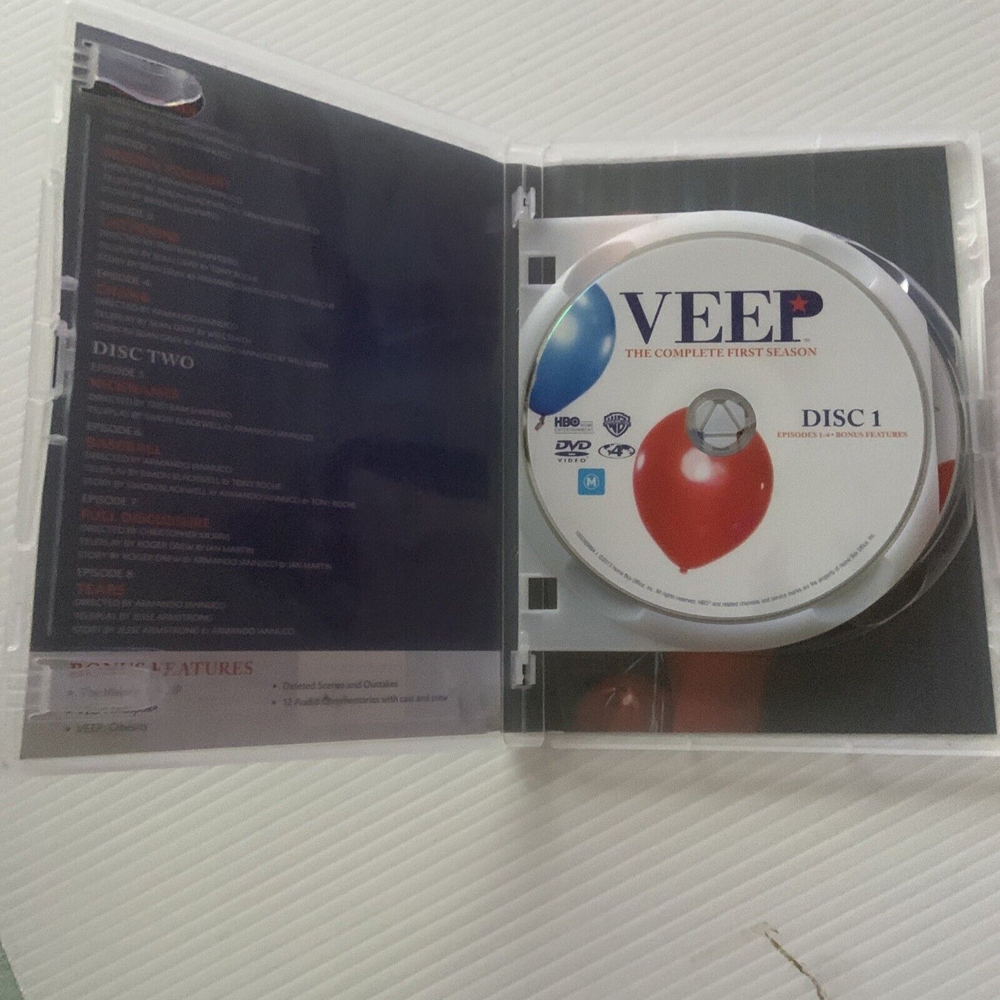 DVD VEEP The Complete First Season 1 R4 Julia Louis Dreyfus Anna Chlumsky Comedy