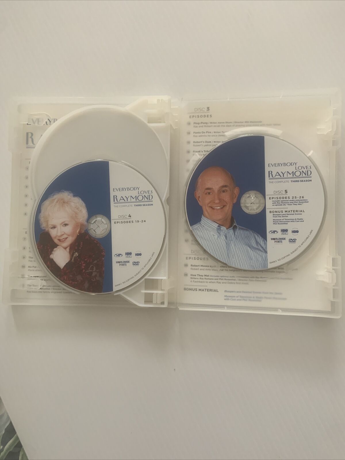 DVD Everybody Loves Raymond Complete Third Season 3 1998 5 Disc Set TV Series