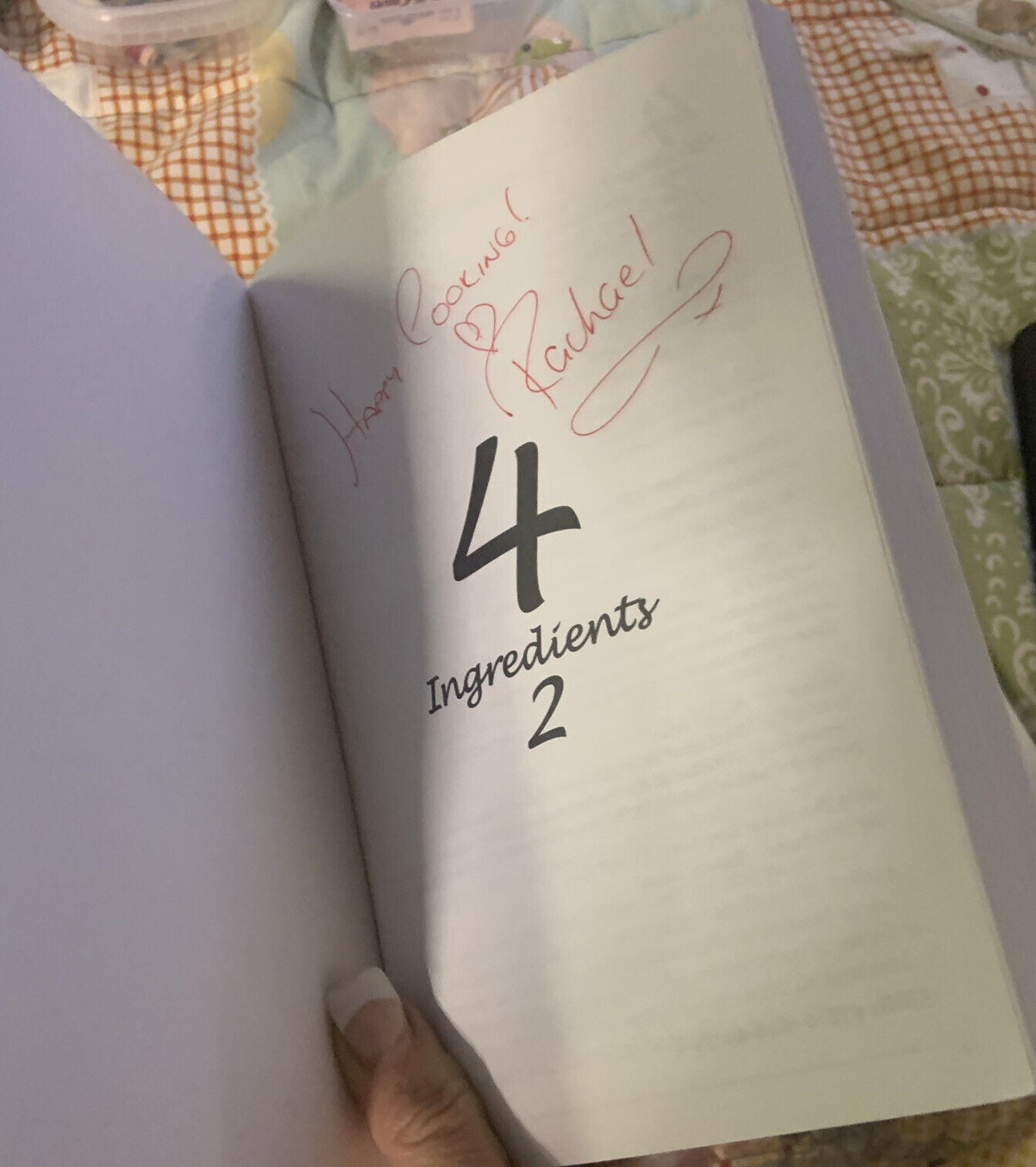 PB Cookbook 4 INGREDIENTS 2 400 Fab Fast Recipes K McCosker R Birmingham SIGNED